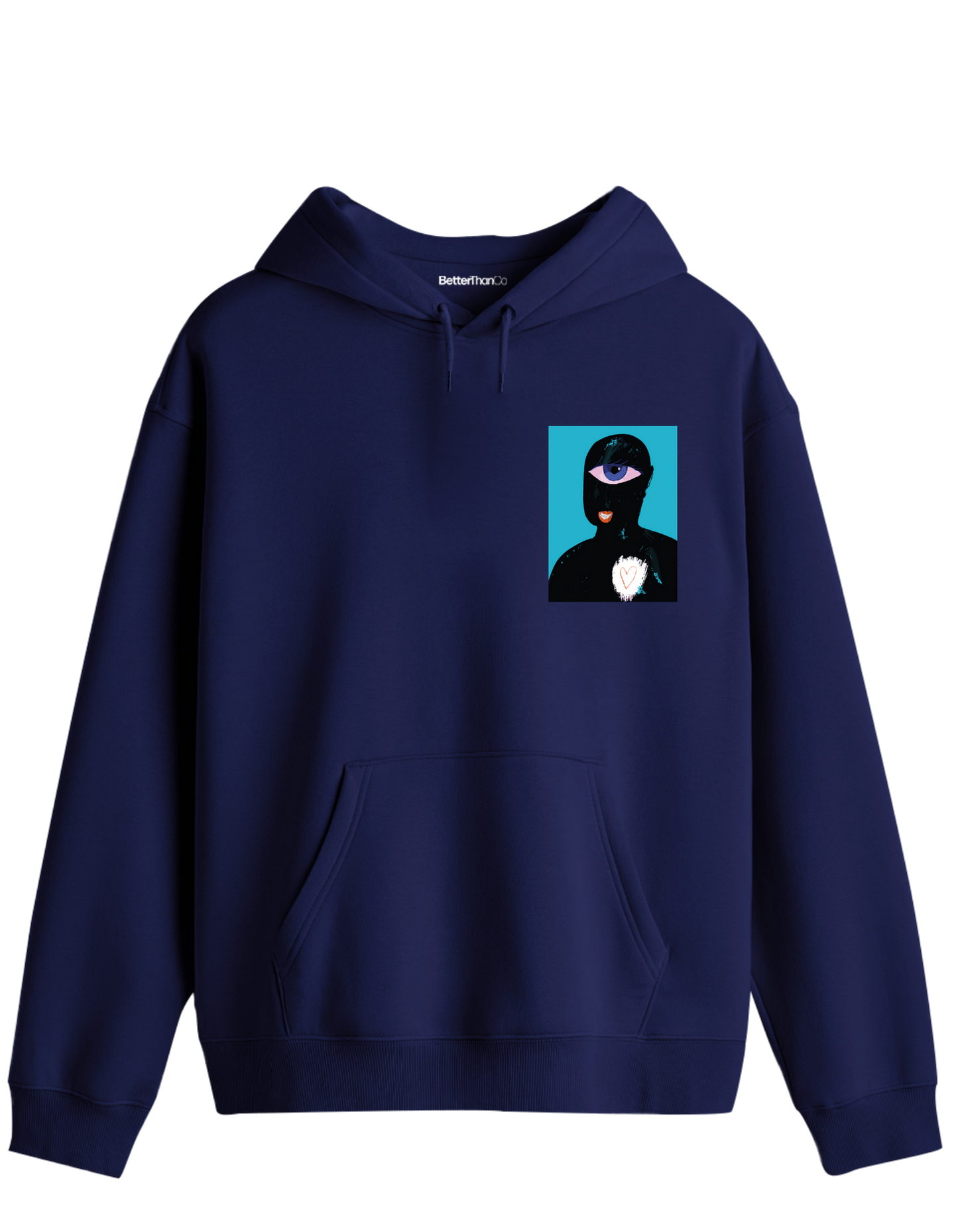 Oracle Eye Baskılı Unisex Kapüşonlu Yaka Hoodie