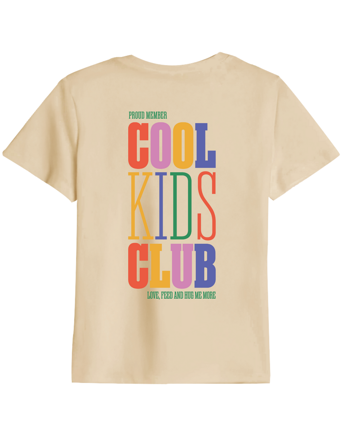 Cool Kids Club Baskılı Bisiklet Yaka Çocuk t-shirt