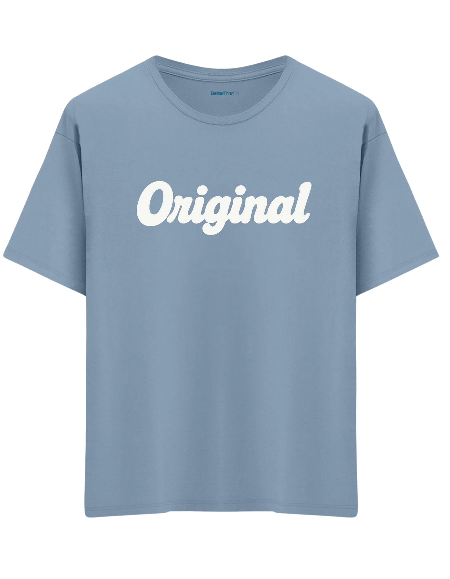 Orijinal Baskılı Bisiklet Yaka Oversize T-shirt