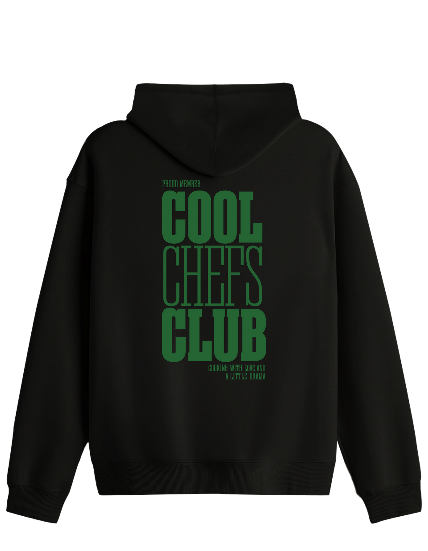Cool Chefs Club Baskılı Unisex Kapüşonlu Yaka Hoodie