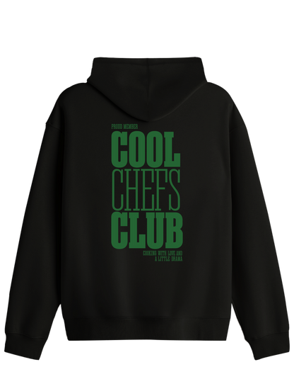 Cool Chefs Club Baskılı Unisex Kapüşonlu Yaka Hoodie