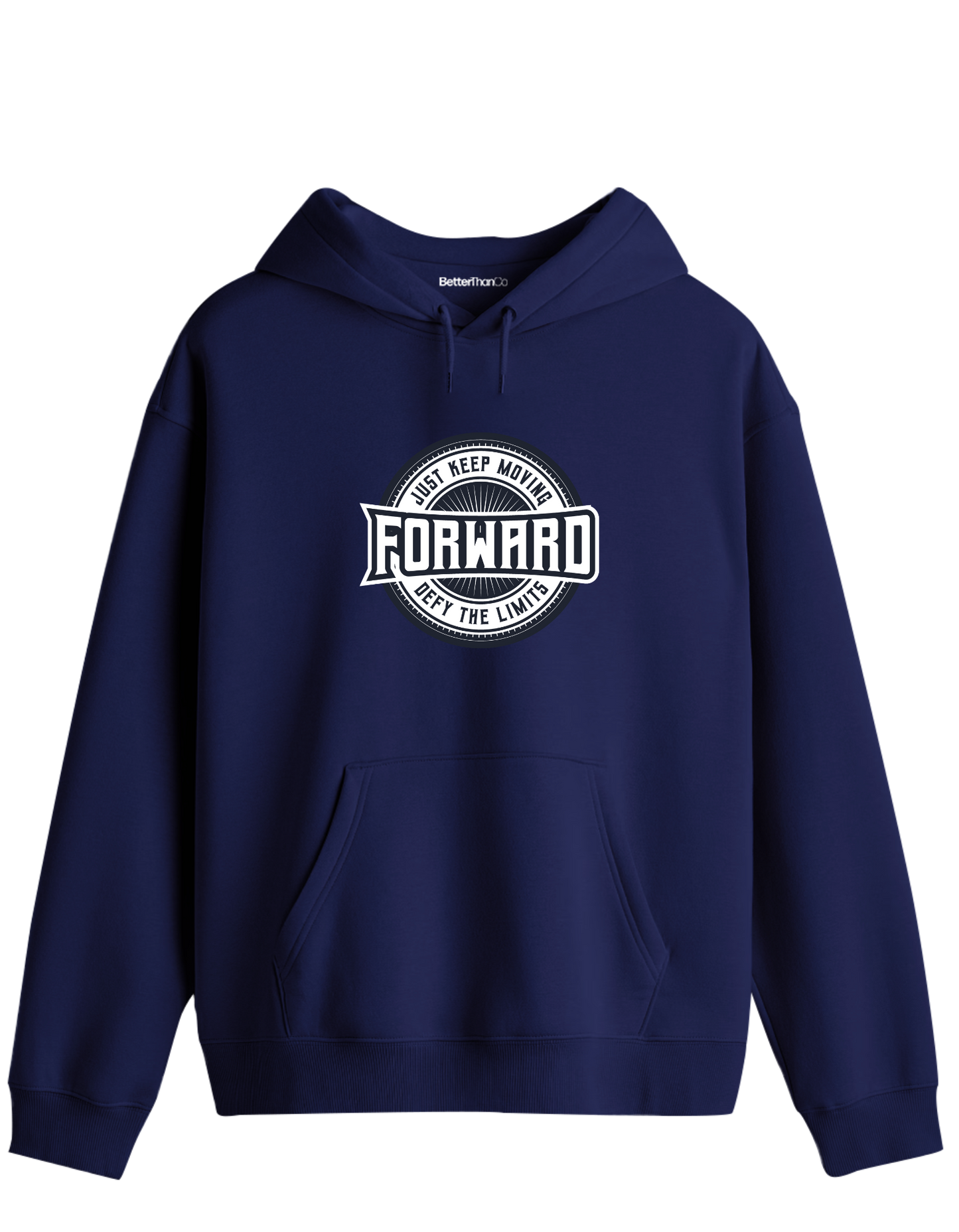 Forward Baskılı Unisex Kapüşonlu Yaka Hoodie