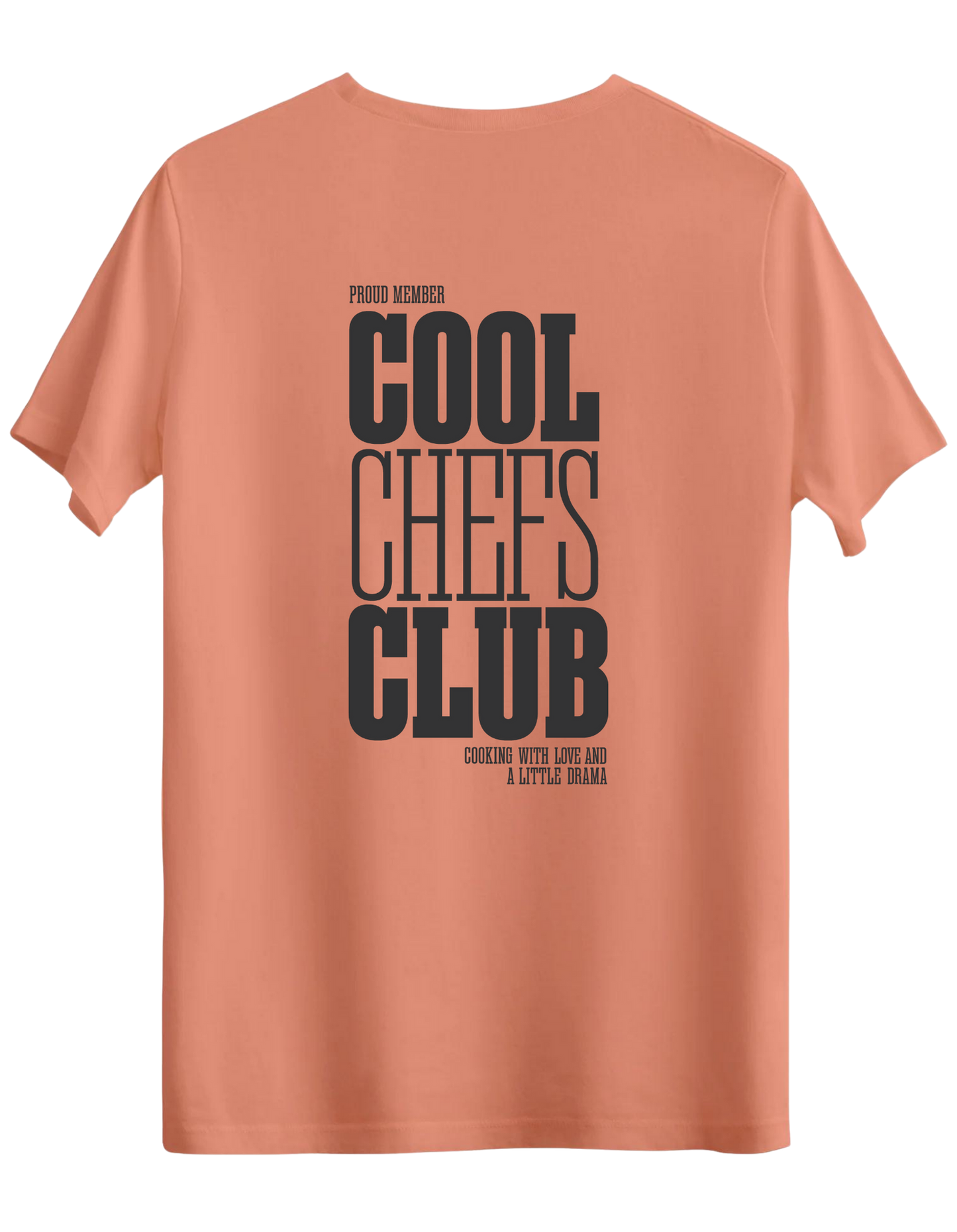 Cool Chefs Club Baskılı Bisiklet Yaka Regular T-shirt