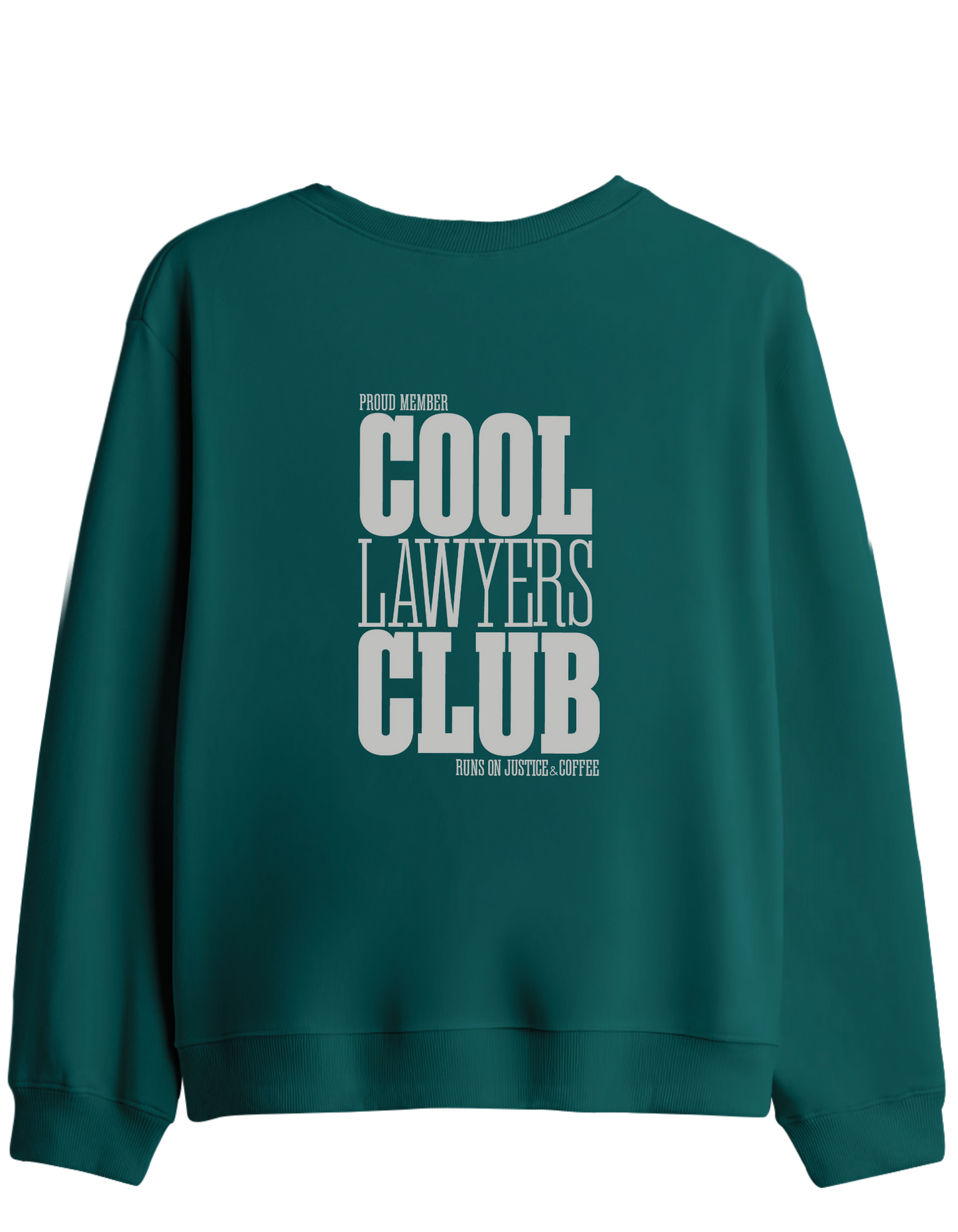 Cool Lawyers Club Baskılı Bisiklet Yaka Sweatshirt