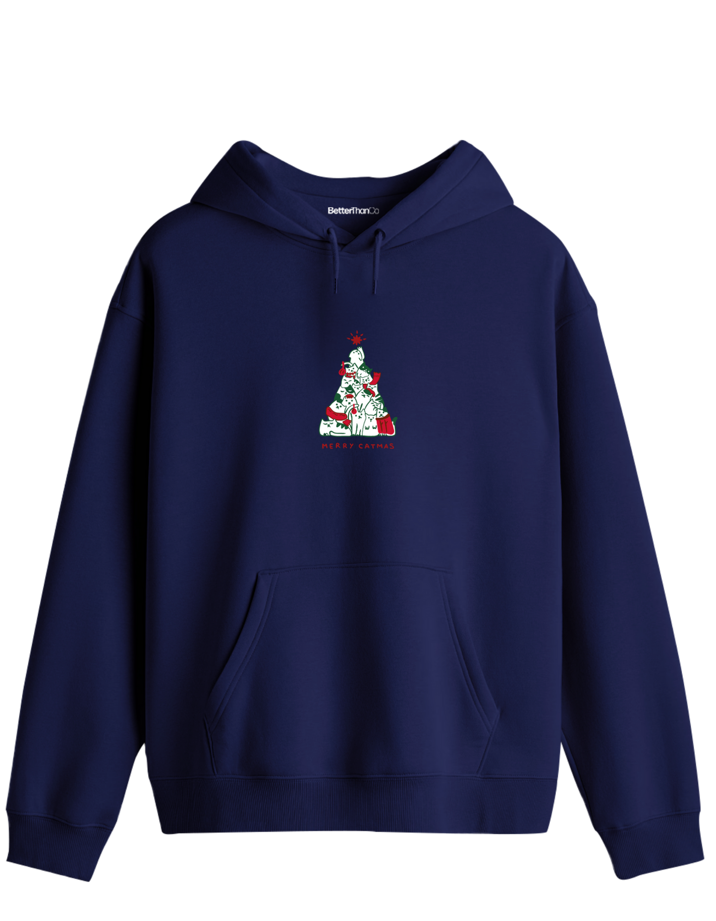 Catmas Baskılı Unisex Kapüşonlu Yaka Hoodie