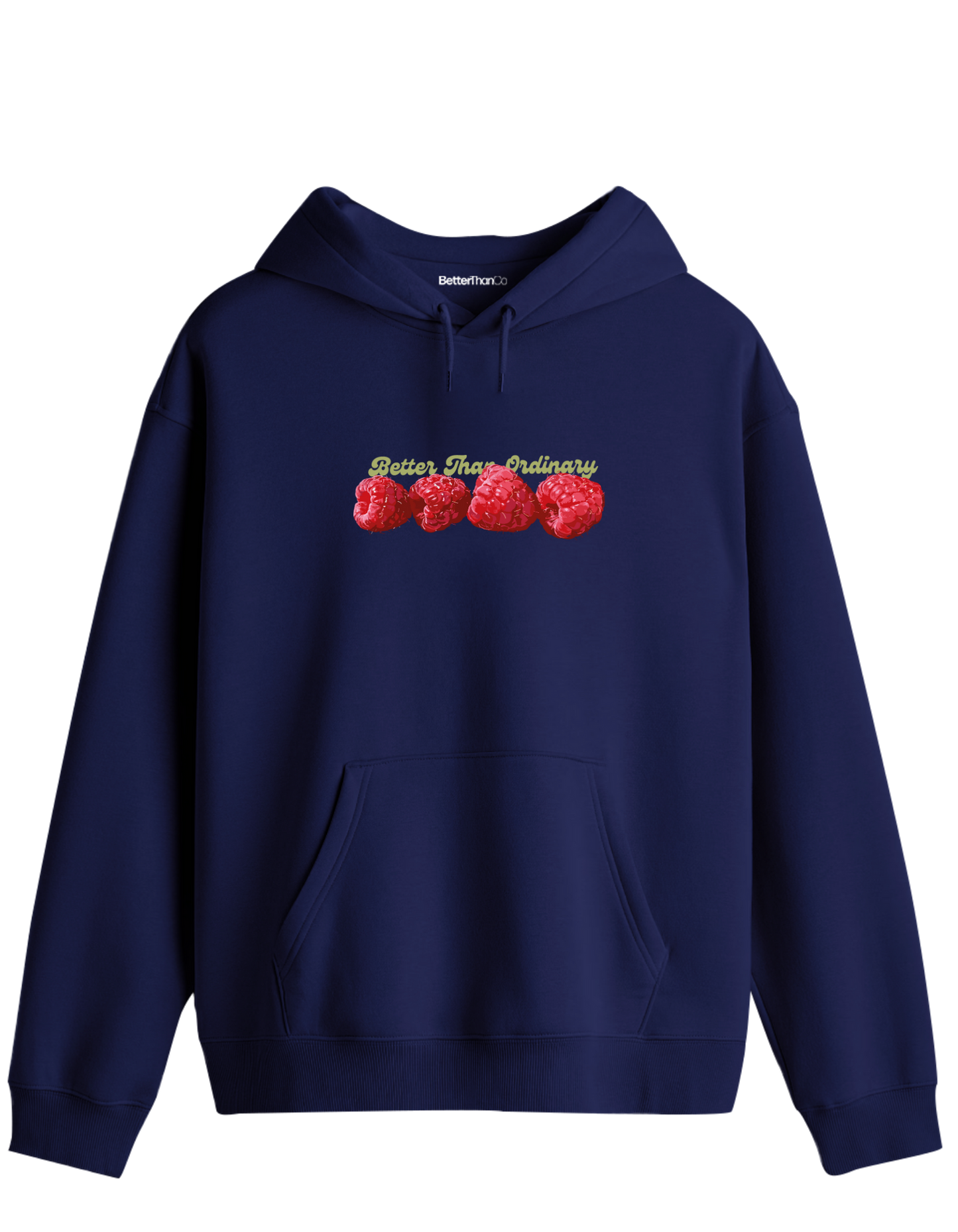 BetterThanOrdinary Baskılı Unisex Kapüşonlu Yaka Hoodie