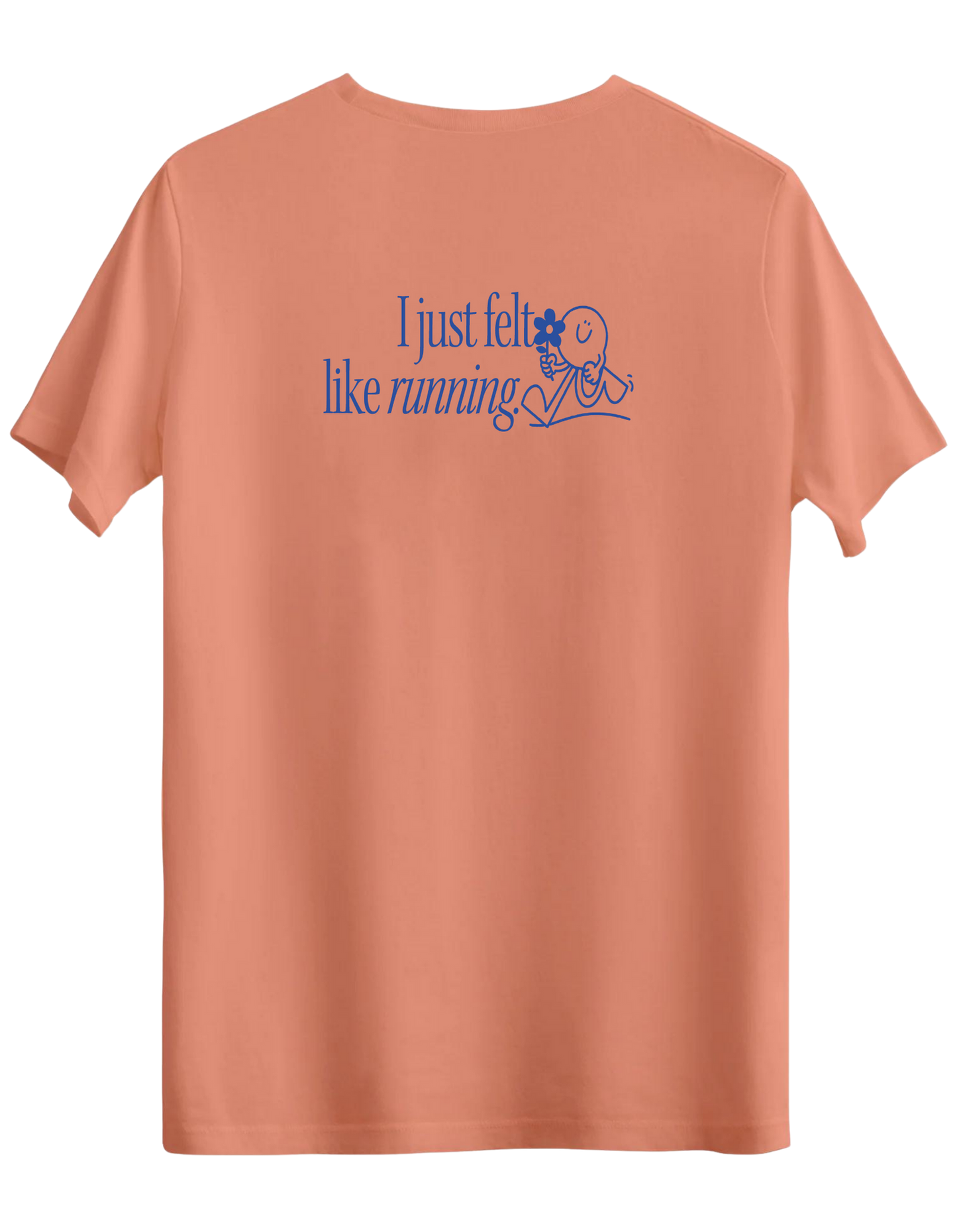 Running Baskılı Bisiklet Yaka Regular T-shirt