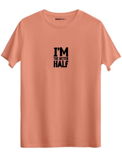 The Better Half Baskılı Bisiklet Yaka Regular T-shirt