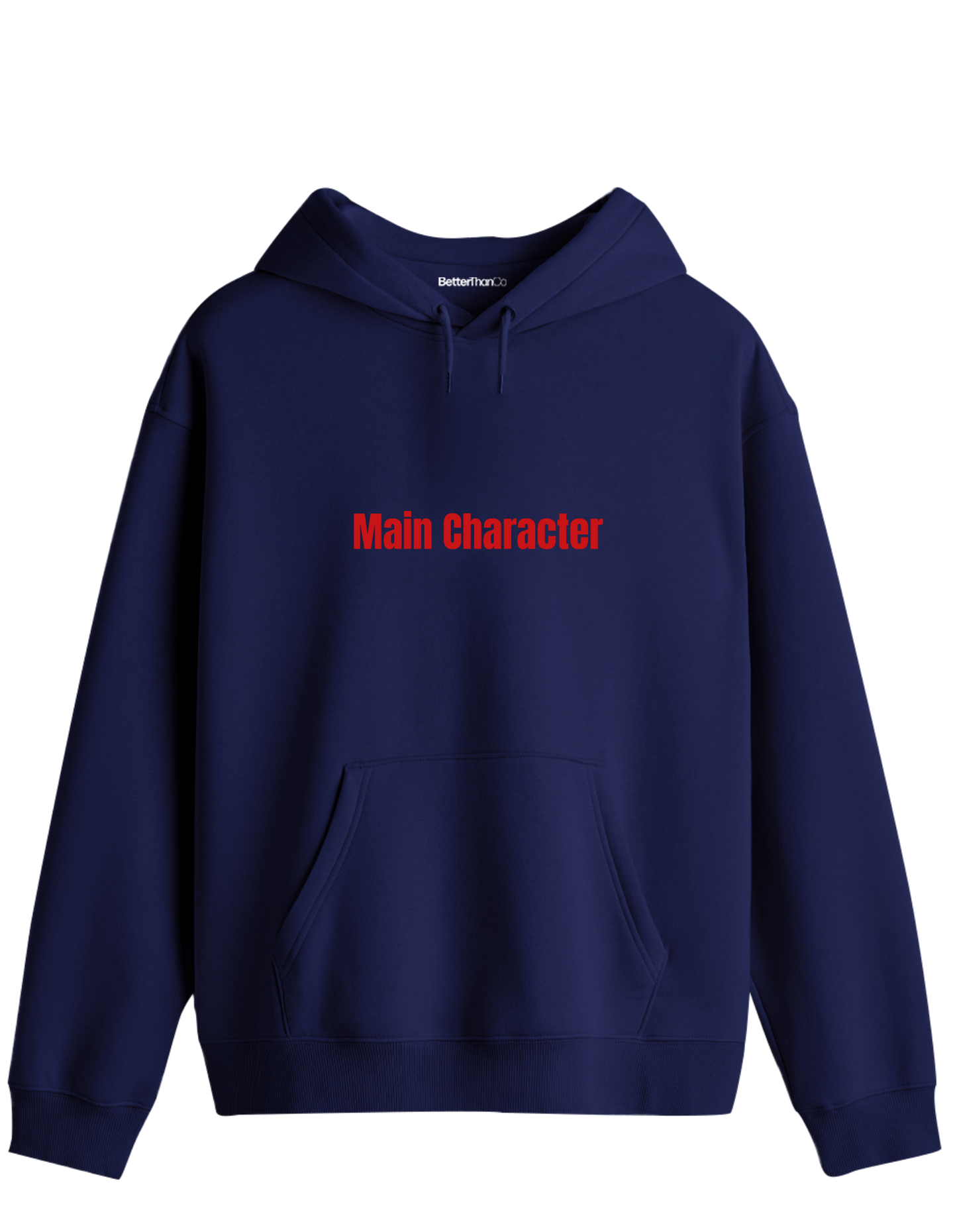 Main Character Baskılı Unisex Kapüşonlu Yaka Hoodie