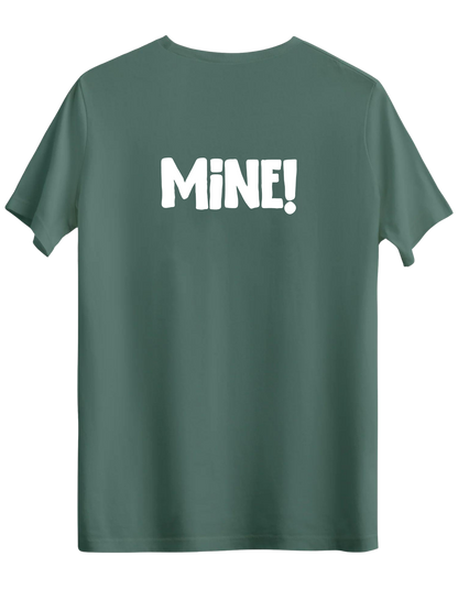 Mine! Baskılı Bisiklet Yaka Regular T-shirt