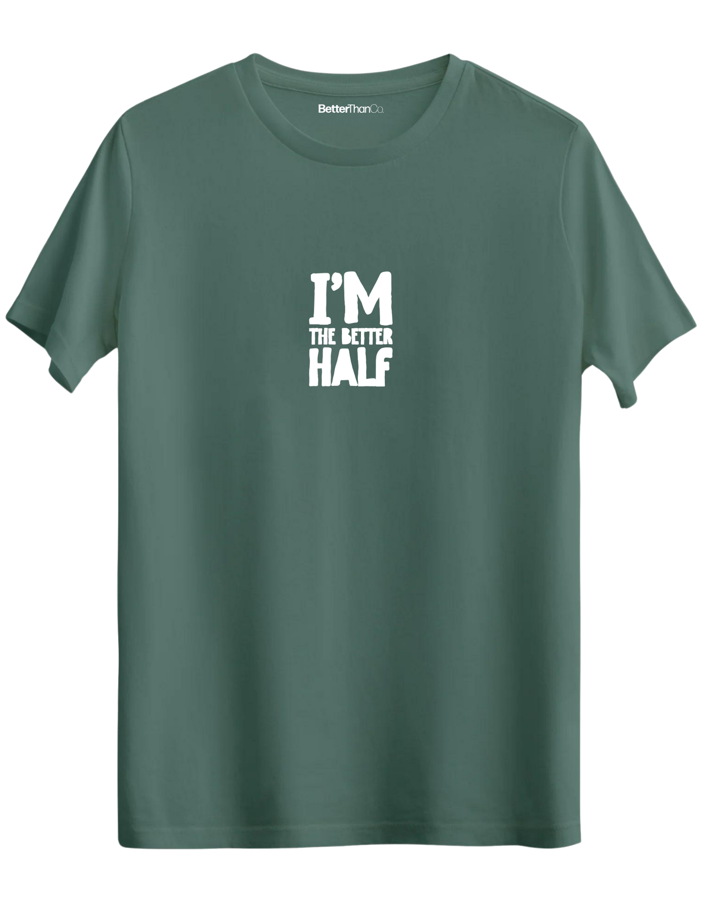 The Better Half Baskılı Bisiklet Yaka Regular T-shirt