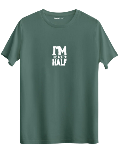 The Better Half Baskılı Bisiklet Yaka Regular T-shirt