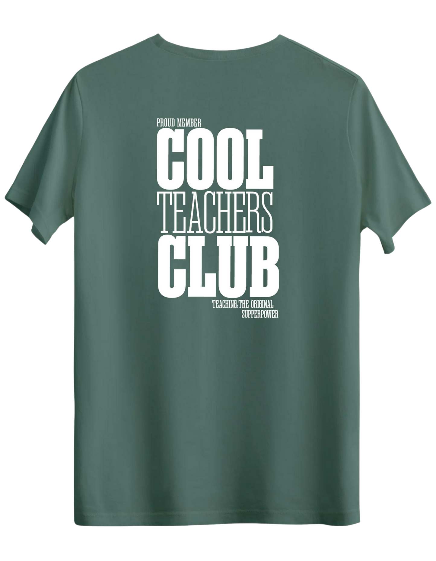 Cool Teachers Club Baskılı Bisiklet Yaka Regular T-shirt