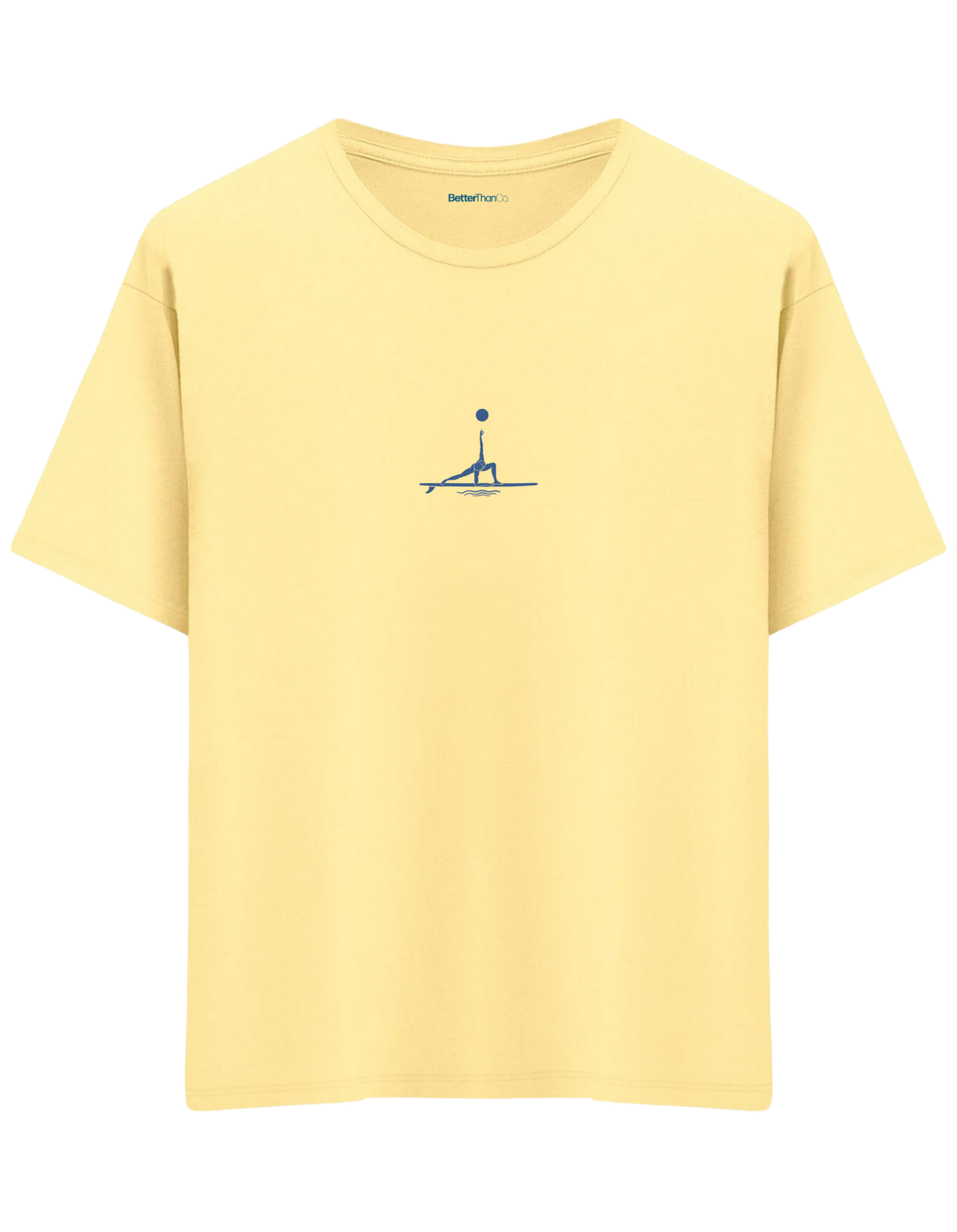 Yogi Baskılı Bisiklet Yaka Oversize T-shirt