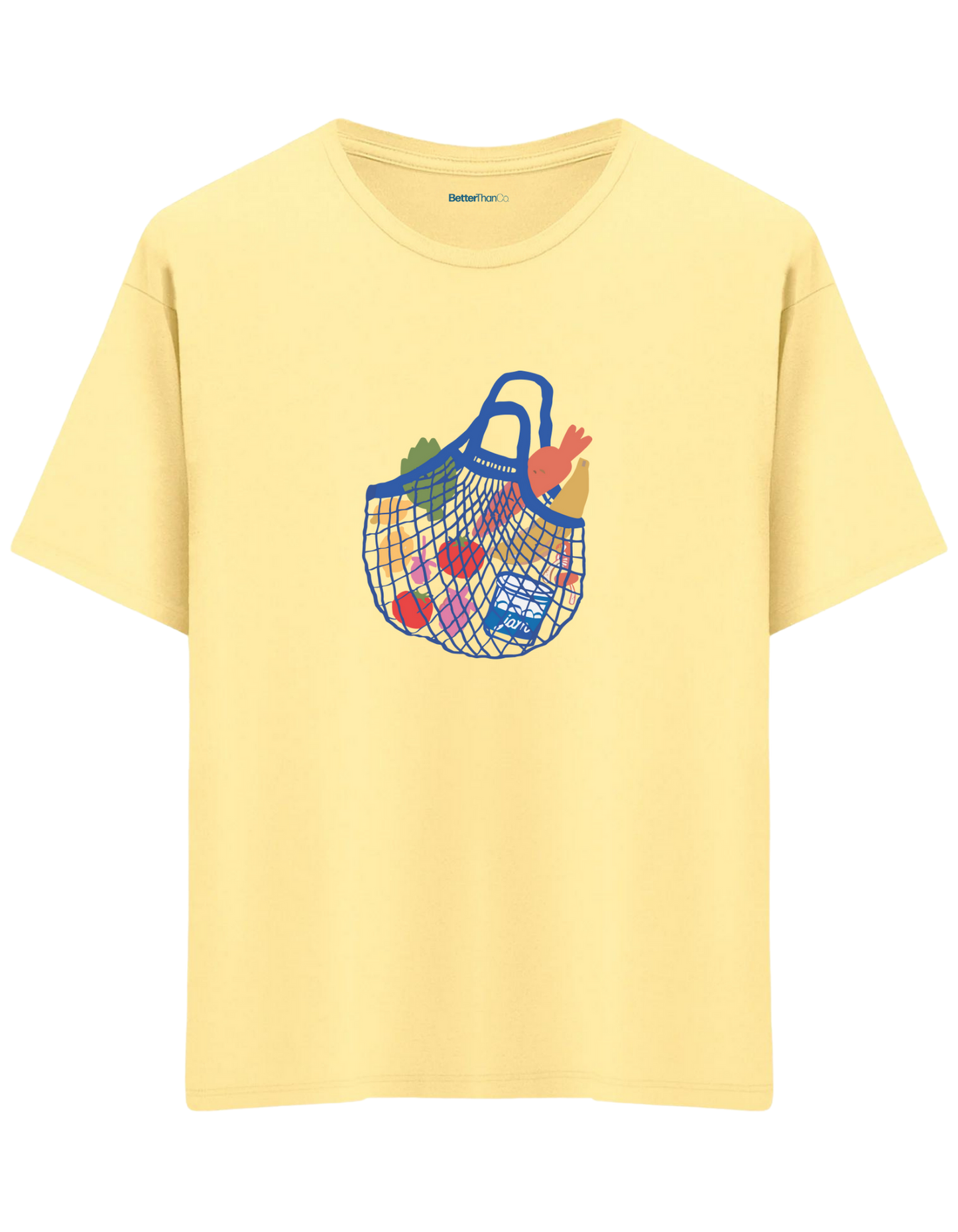 Local Bag Baskılı Bisiklet Yaka Oversize T-shirt