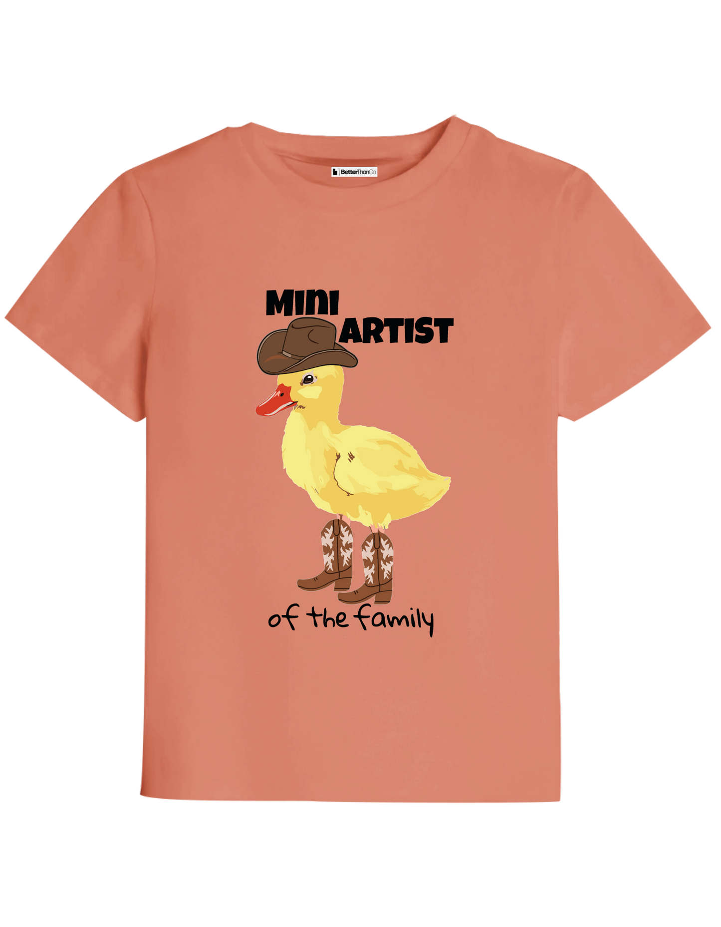 Mini Artist Baskılı Bisiklet Yaka Çocuk t-shirt
