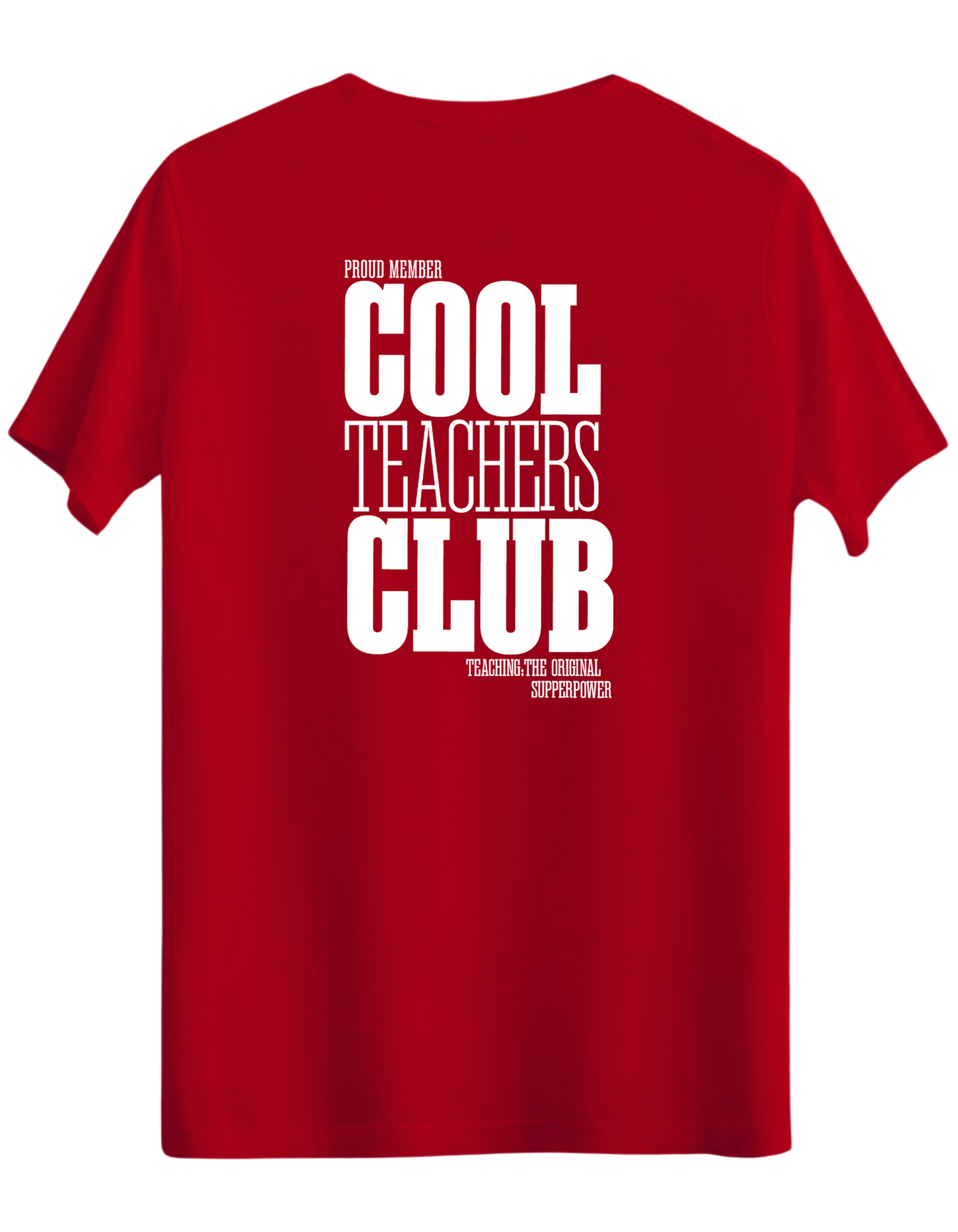 Cool Teachers Club Baskılı Bisiklet Yaka Regular T-shirt