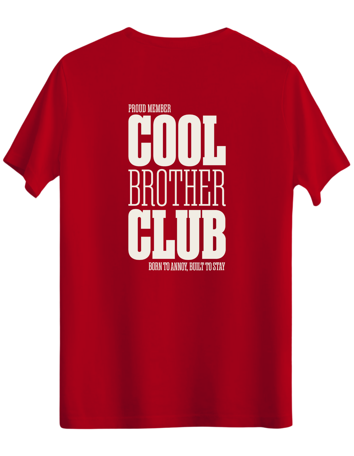 Cool Brother Club Baskılı Bisiklet Yaka Regular T-shirt