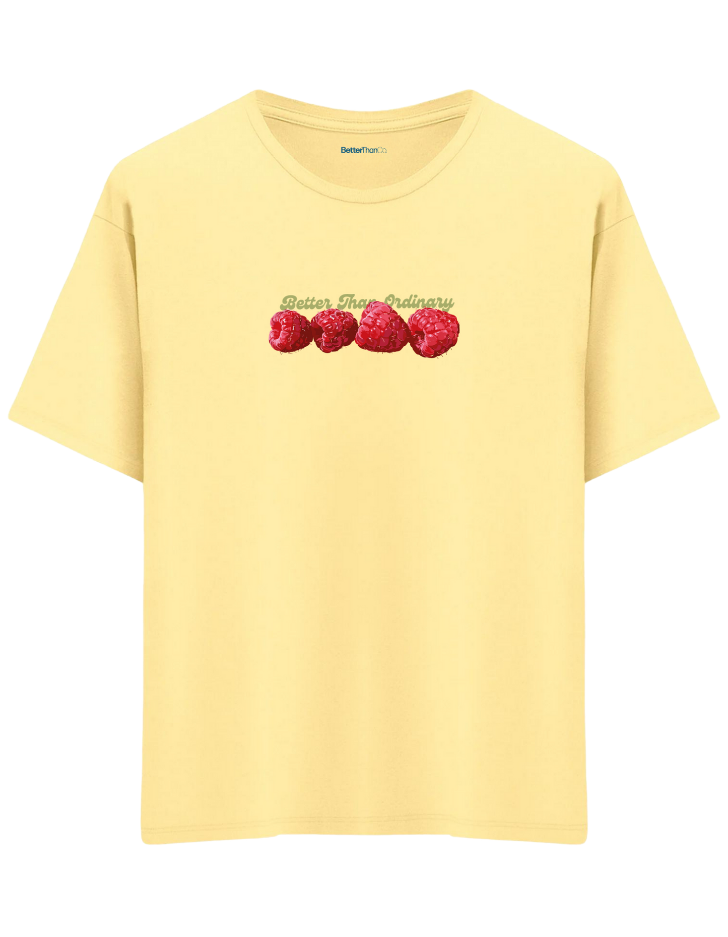 BetterThanOrdinary Baskılı Bisiklet Yaka Oversize T-shirt