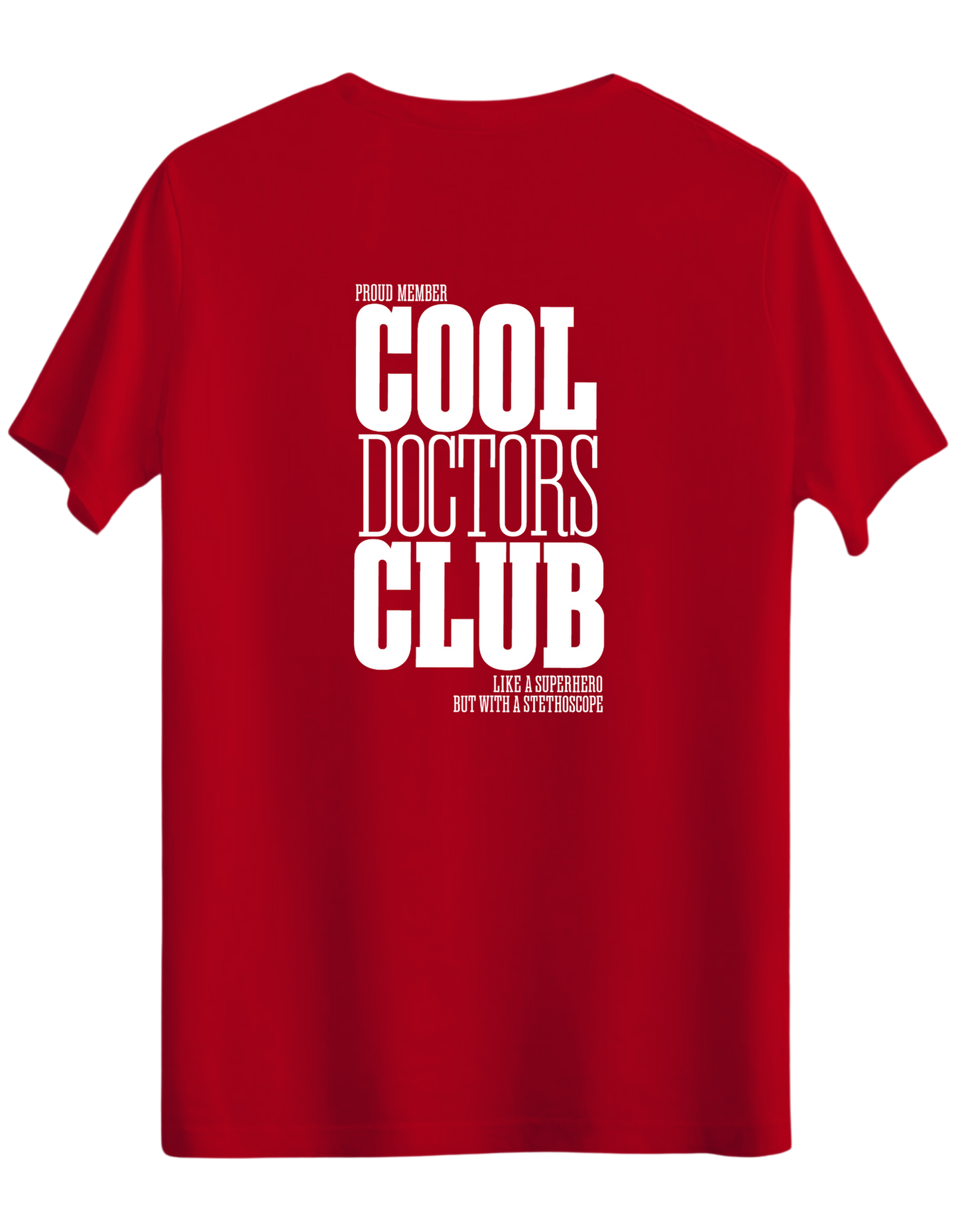 Cool Doctors Club Baskılı Bisiklet Yaka Regular T-shirt