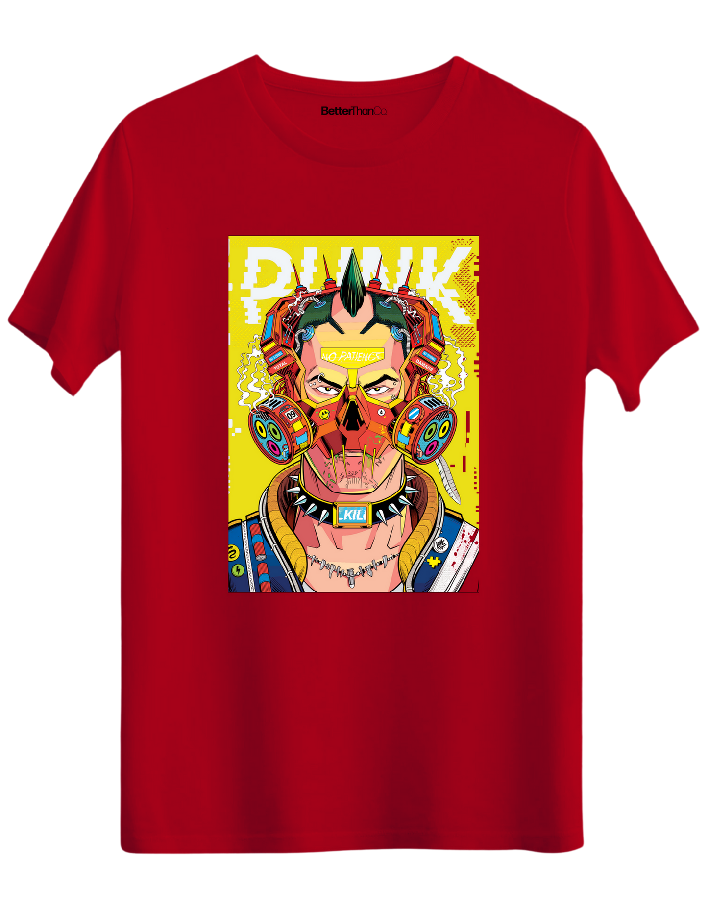 No Patience Baskılı Bisiklet Yaka Regular T-shirt