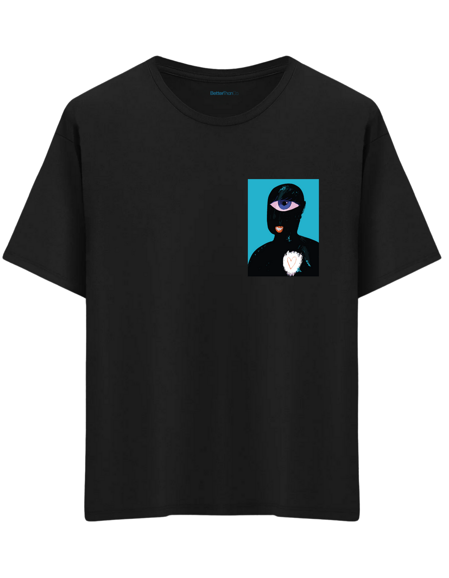 Oracle Eye Baskılı Bisiklet Yaka Oversize T-shirt