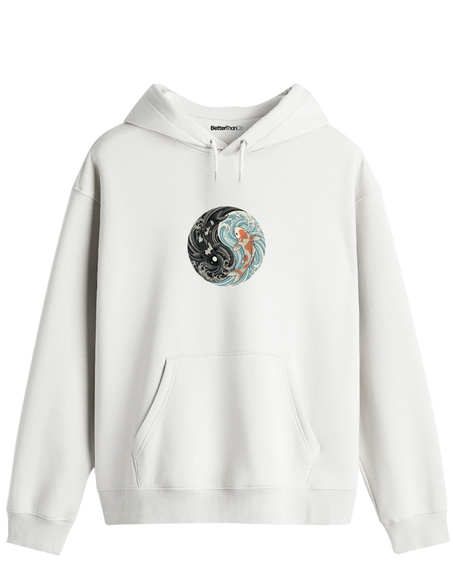 Balance Baskılı Unisex Kapüşonlu Yaka Hoodie