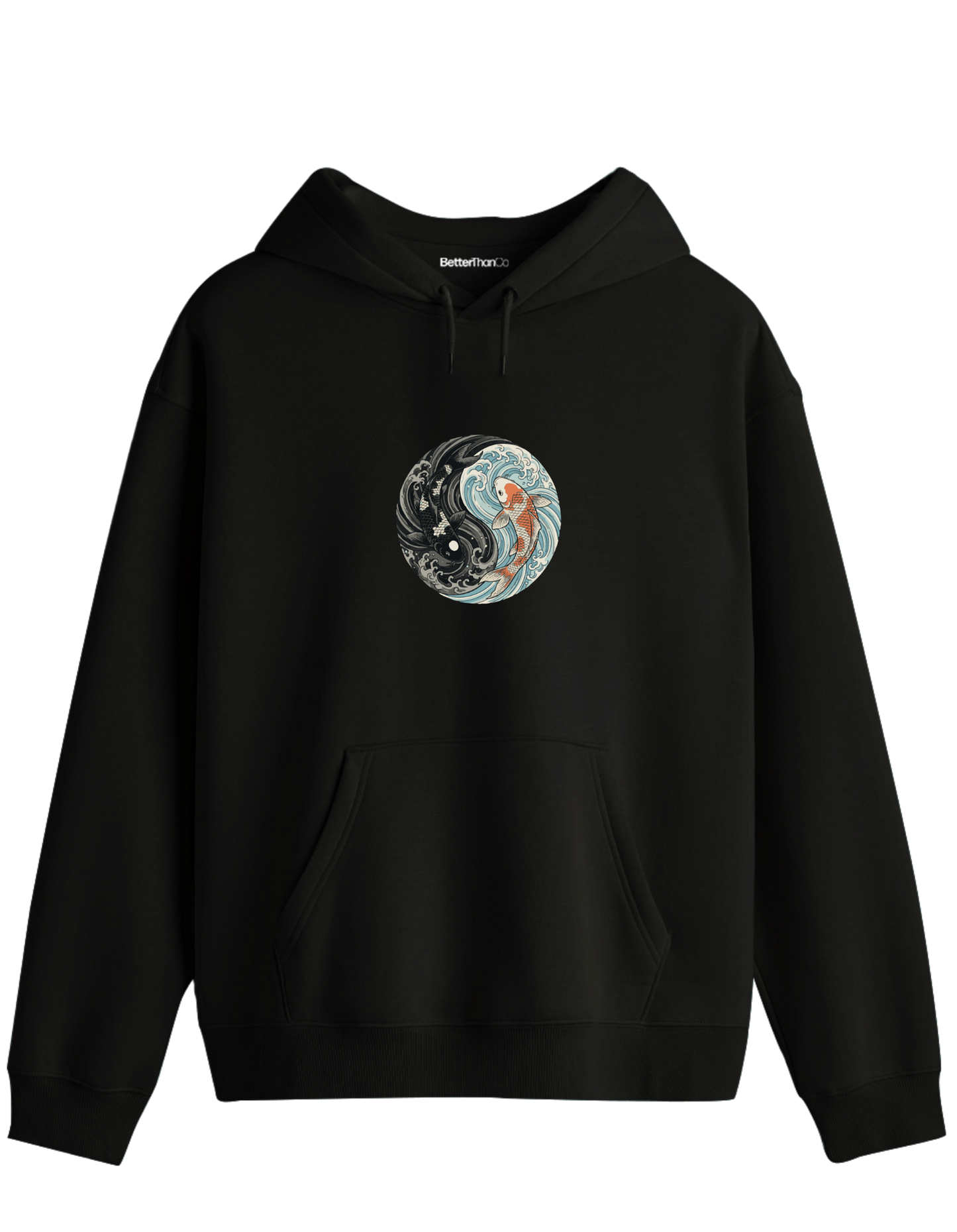 Balance Baskılı Unisex Kapüşonlu Yaka Hoodie
