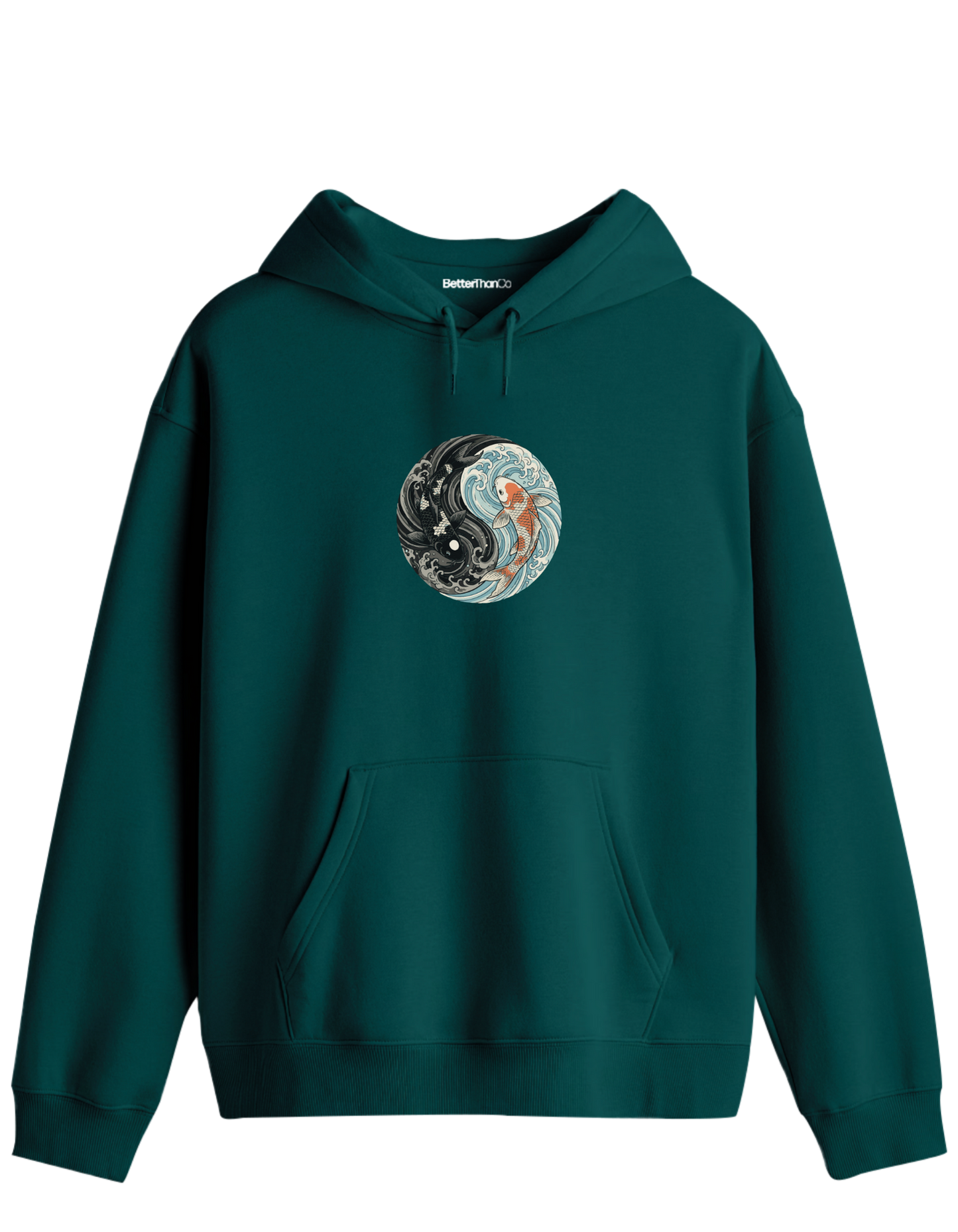 Balance Baskılı Unisex Kapüşonlu Yaka Hoodie