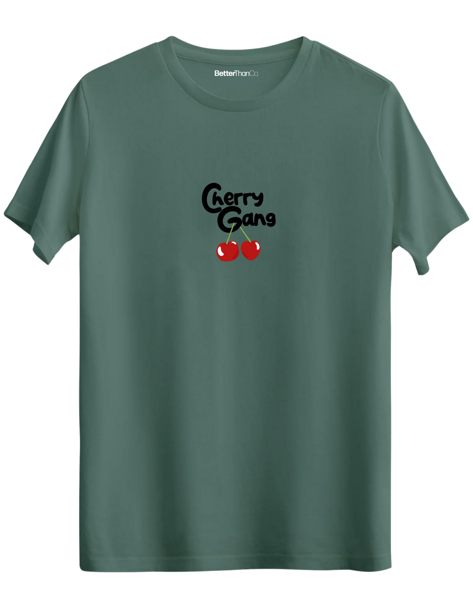 Cherry Gang Yazılı Regular Tişört Modeli | BetterThanCo