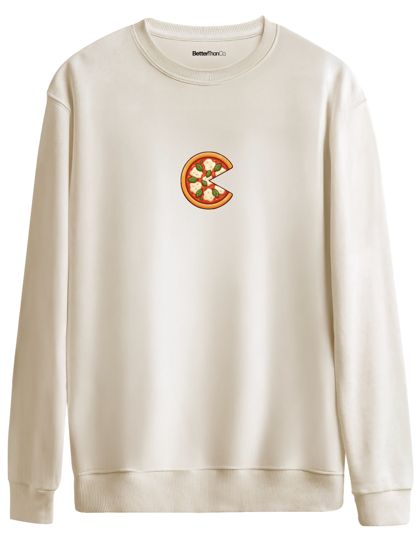 Complete Baskılı Bisiklet Yaka Oversize Sweatshirt