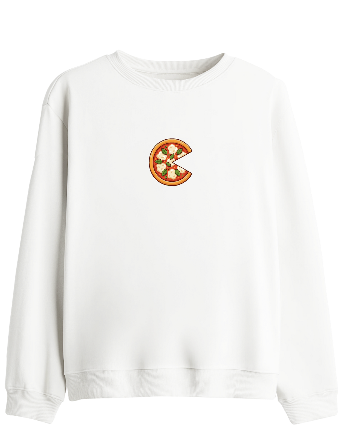 Complete Baskılı Bisiklet Yaka Sweatshirt