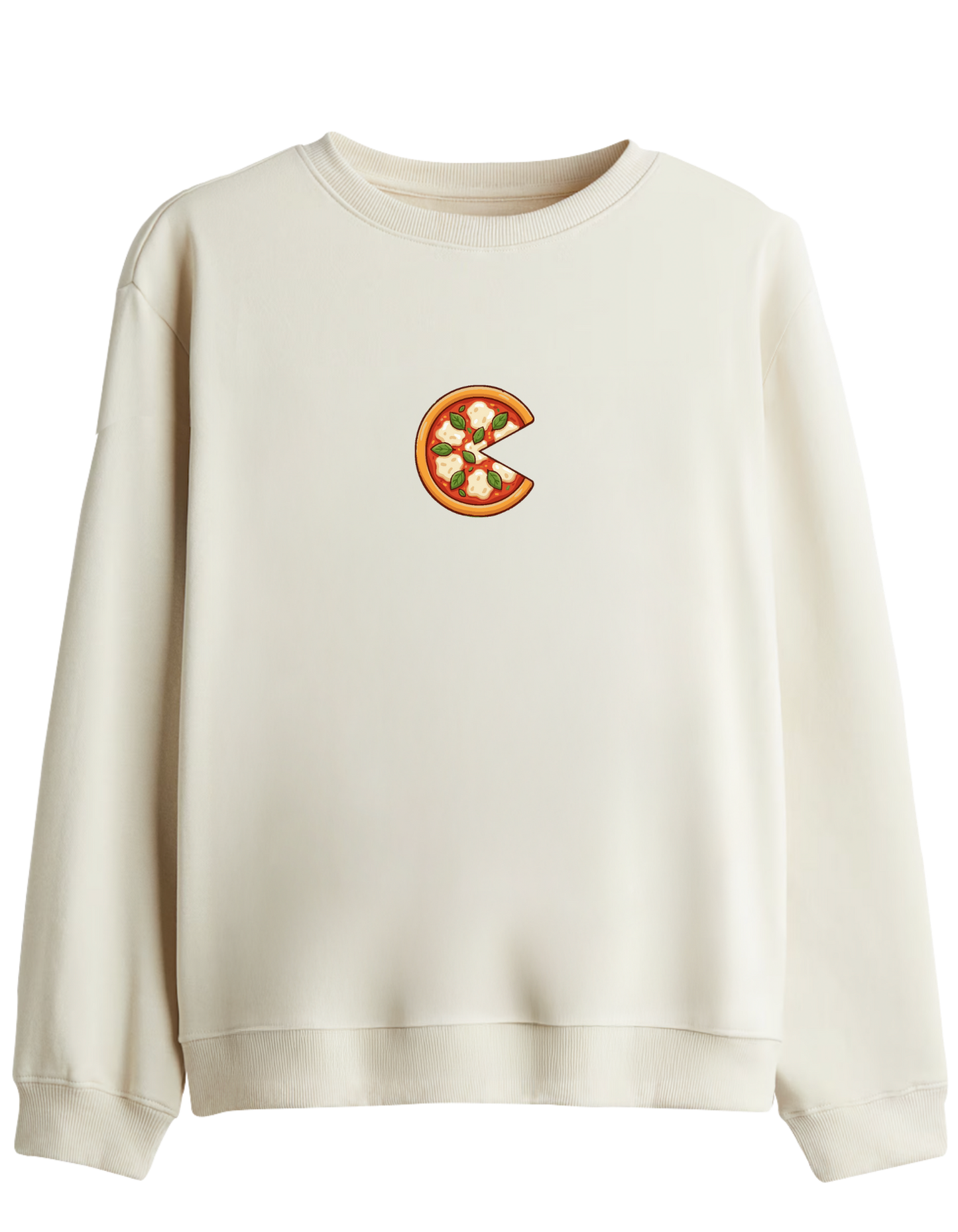 Complete Baskılı Bisiklet Yaka Sweatshirt