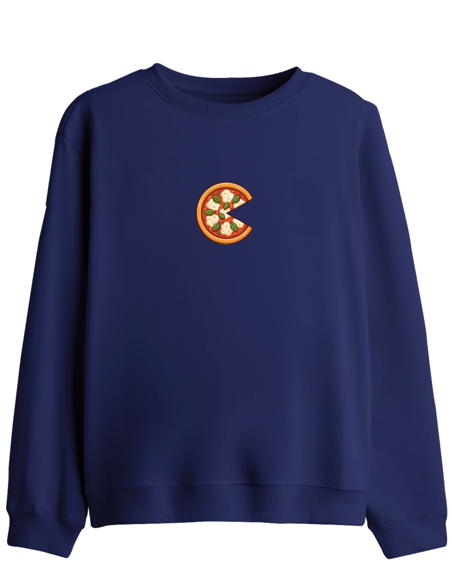 Complete Baskılı Bisiklet Yaka Sweatshirt