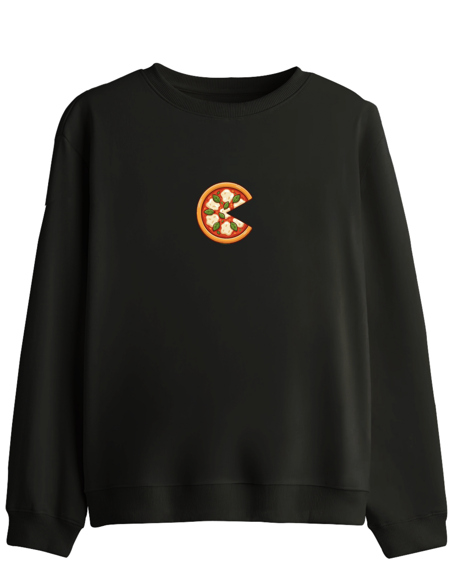Complete Baskılı Bisiklet Yaka Sweatshirt