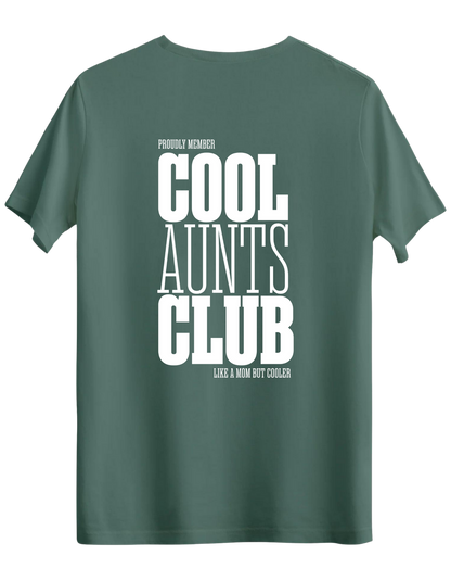 Cool Aunts Club Baskılı Bisiklet Yaka Regular T-shirt