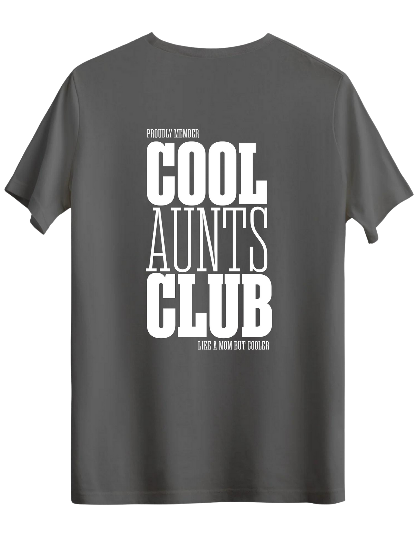 Cool Aunts Club Baskılı Bisiklet Yaka Regular T-shirt