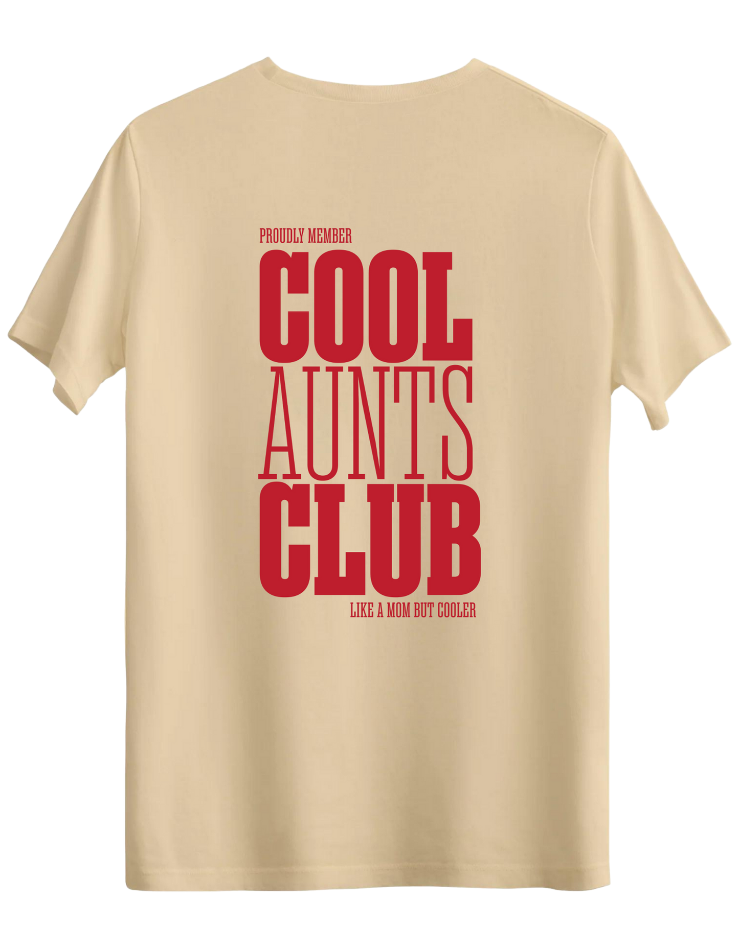 Cool Aunts Club Baskılı Bisiklet Yaka Regular T-shirt