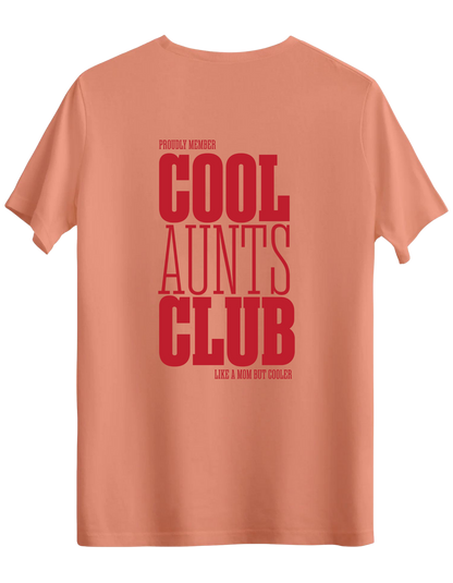 Cool Aunts Club Baskılı Bisiklet Yaka Regular T-shirt