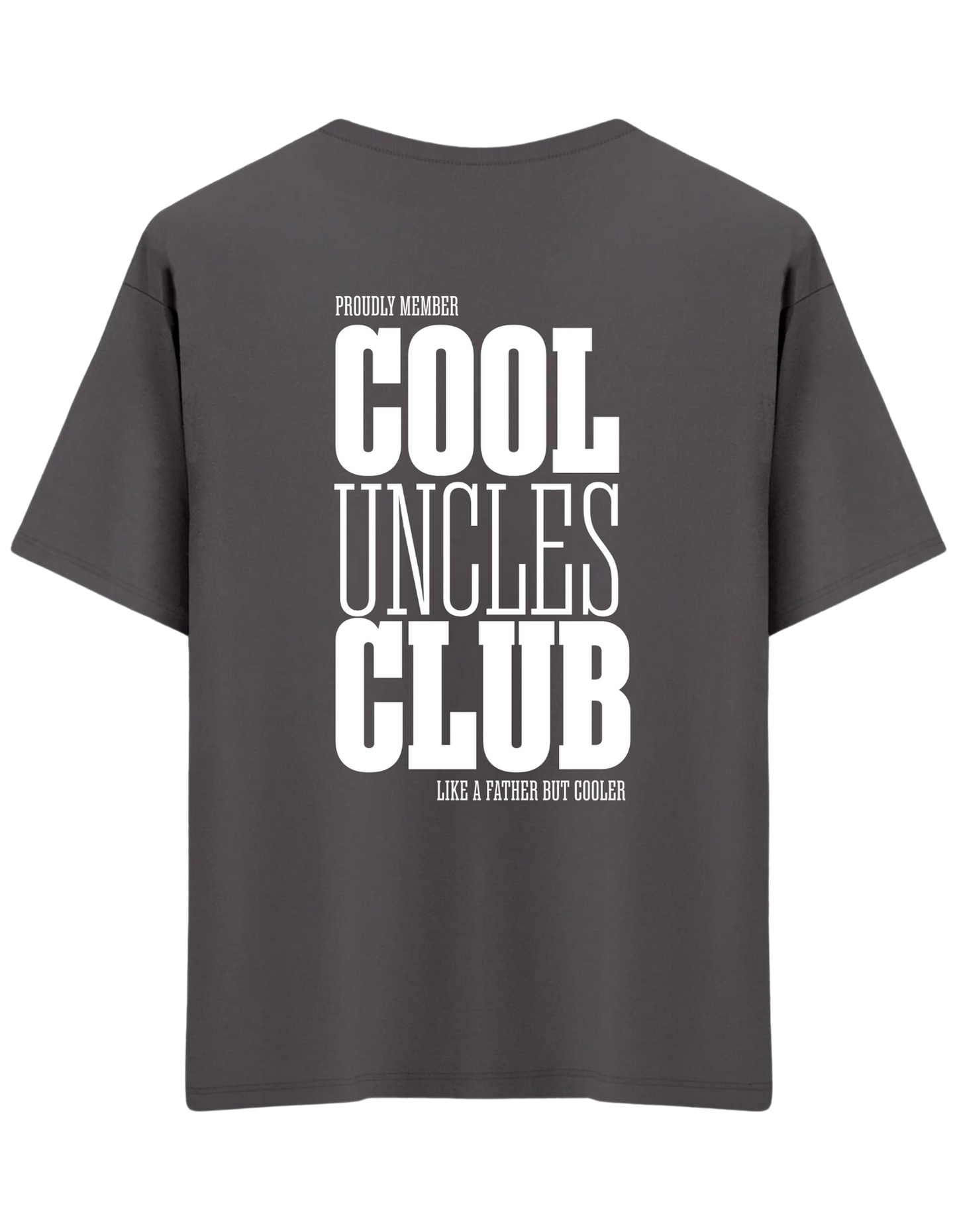 Cool Uncles Club Baskılı Bisiklet Yaka Oversize T-shirt