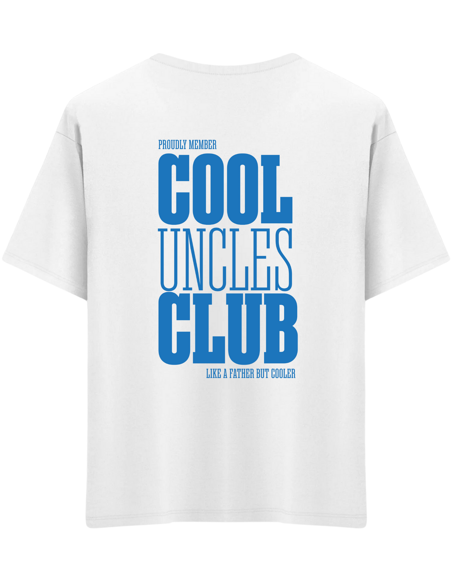 Cool Uncles Club Baskılı Bisiklet Yaka Oversize T-shirt