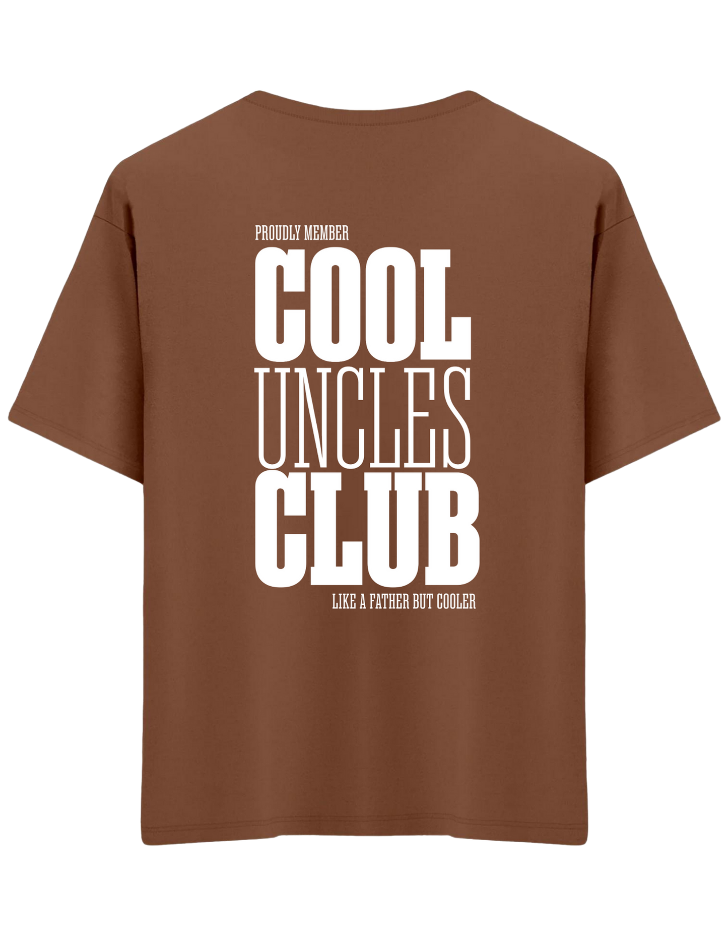 Cool Uncles Club Baskılı Bisiklet Yaka Oversize T-shirt
