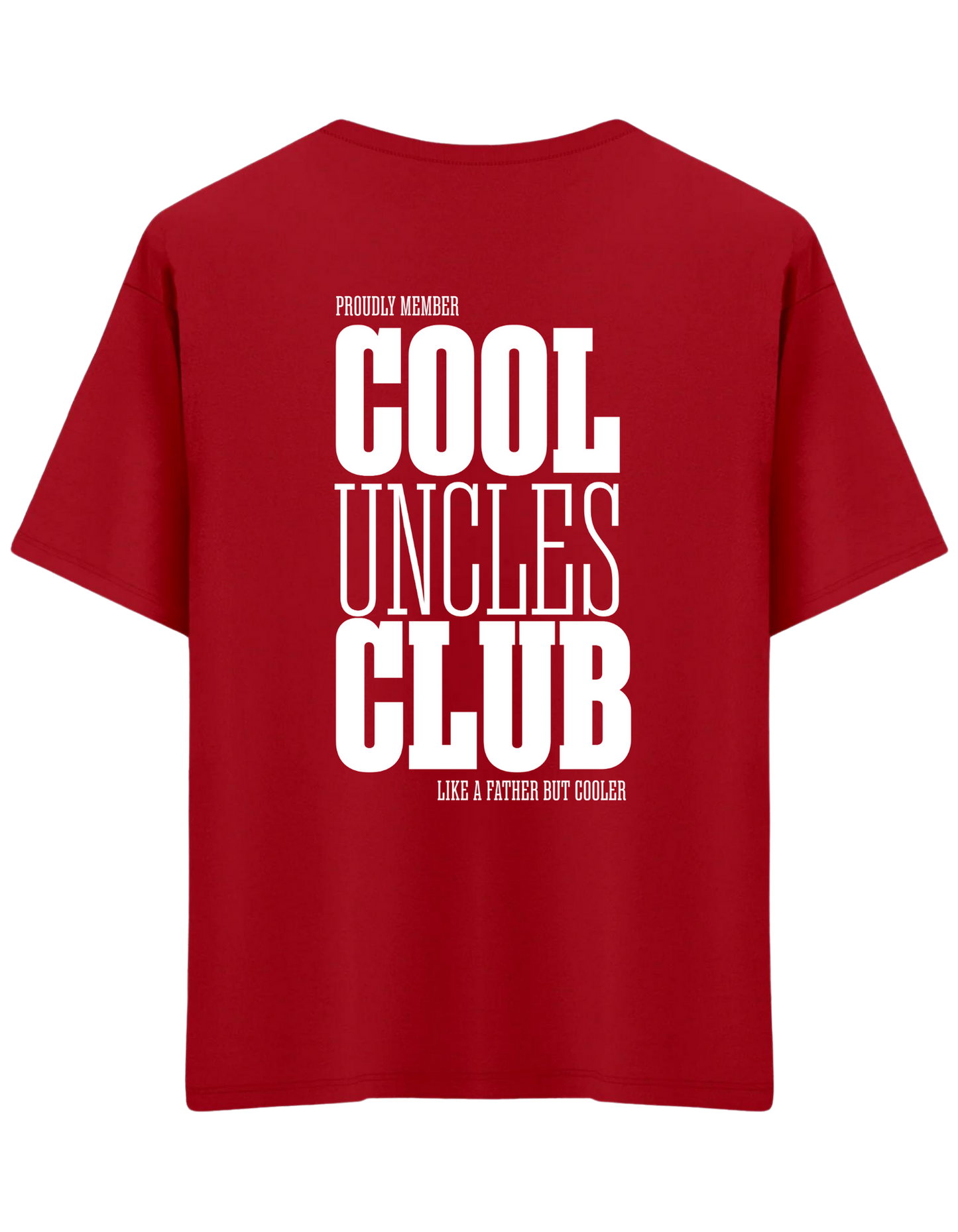 Cool Uncles Club Baskılı Bisiklet Yaka Oversize T-shirt