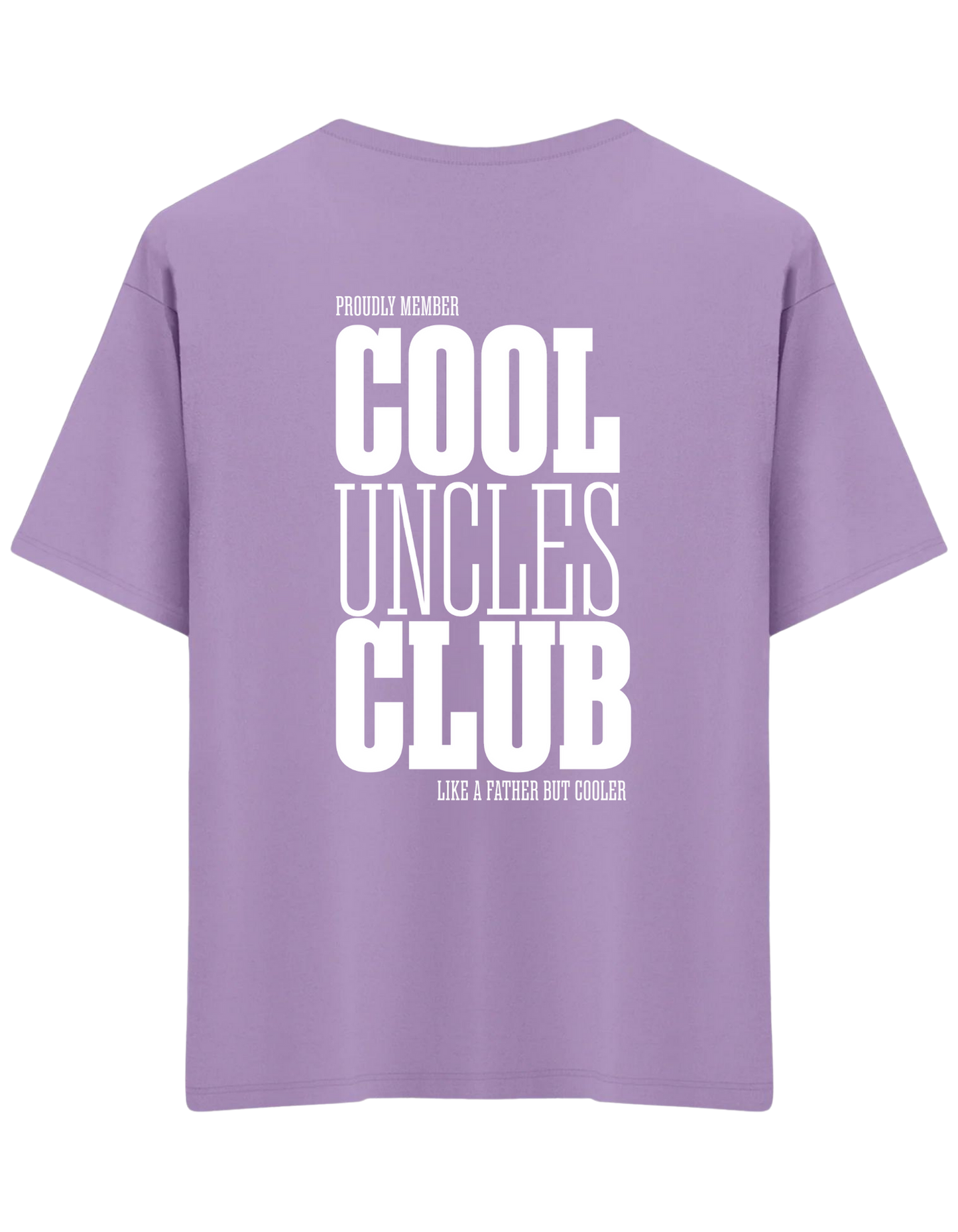 Cool Uncles Club Baskılı Bisiklet Yaka Oversize T-shirt