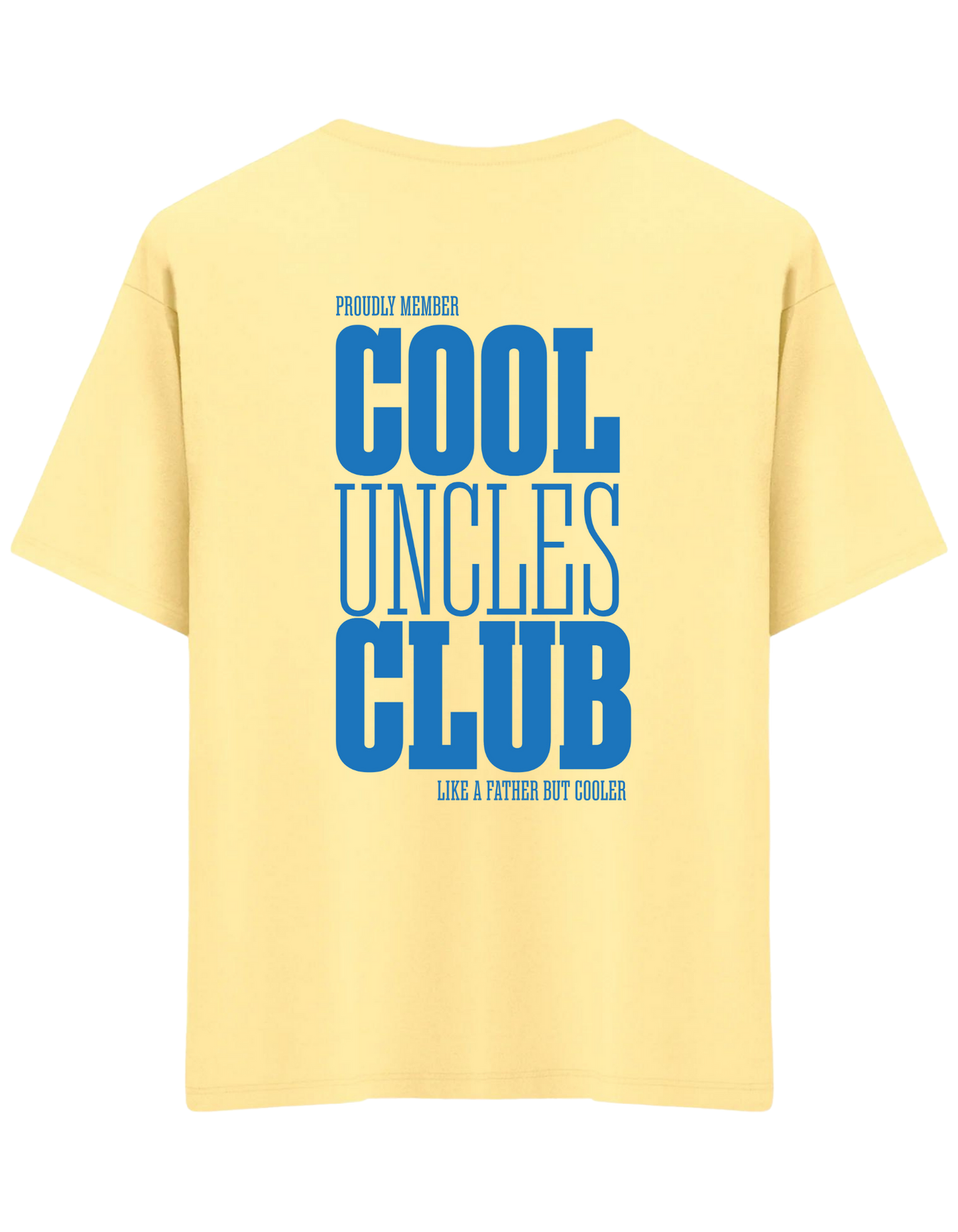 Cool Uncles Club Baskılı Bisiklet Yaka Oversize T-shirt