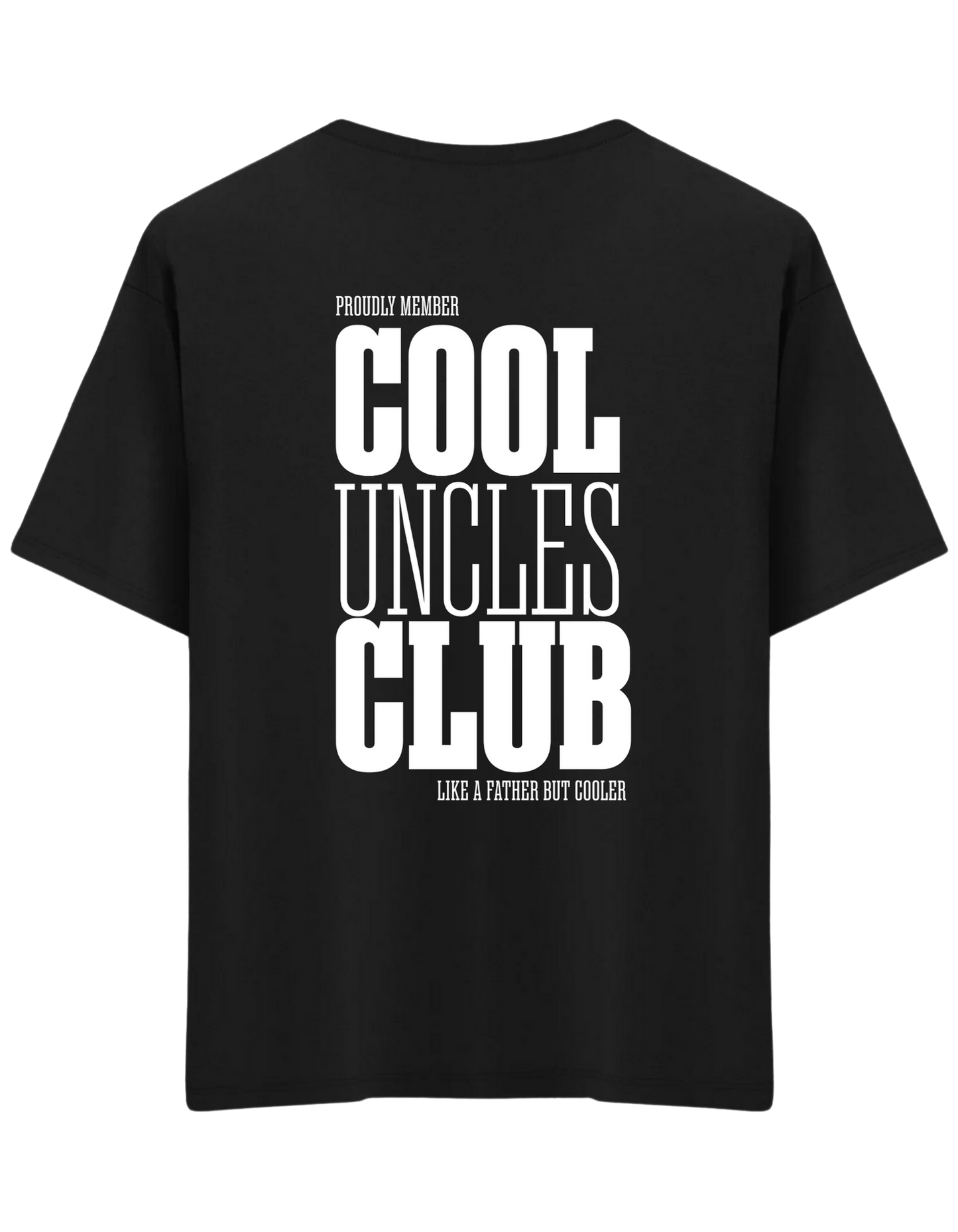 Cool Uncles Club Baskılı Bisiklet Yaka Oversize T-shirt