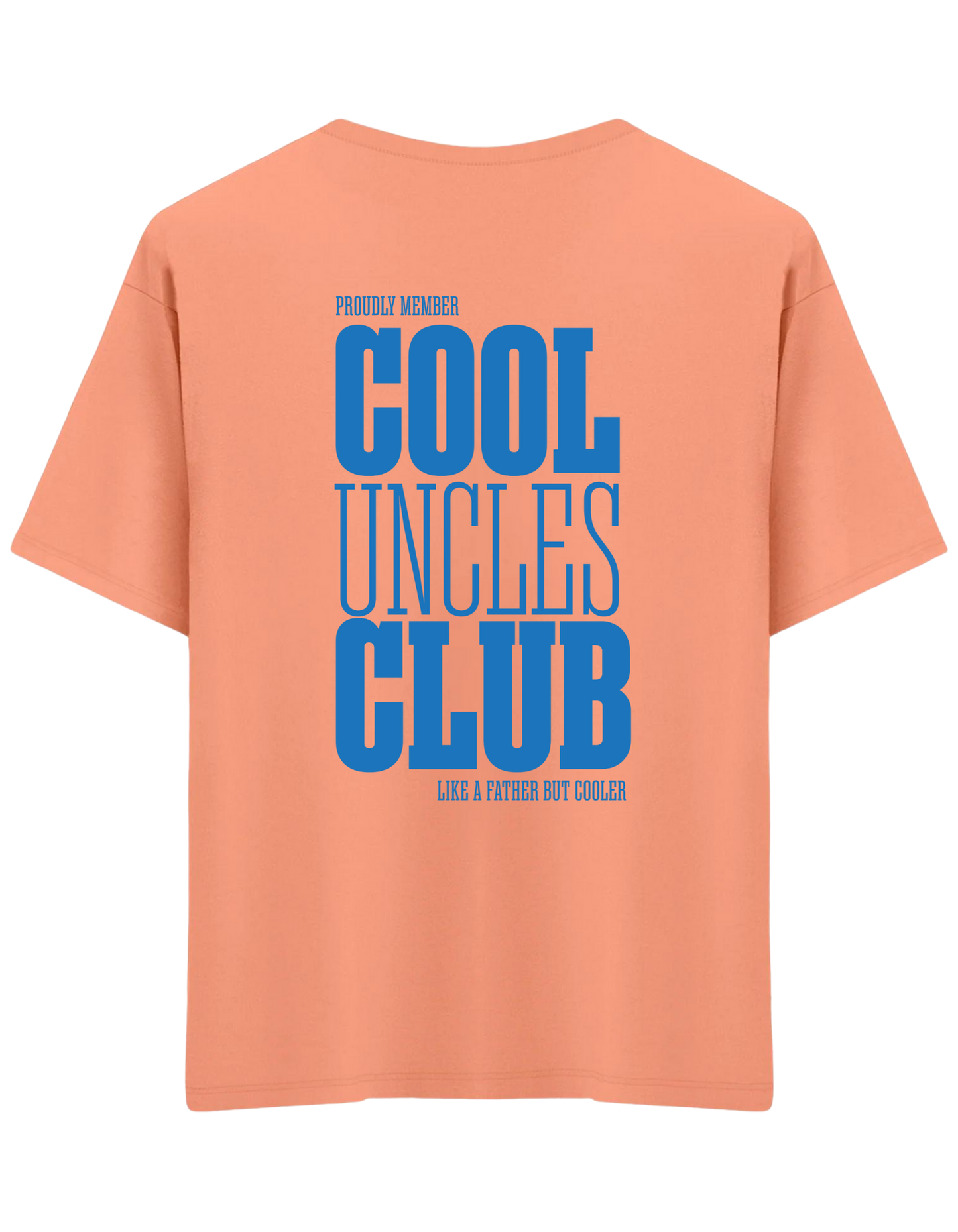 Cool Uncles Club Baskılı Bisiklet Yaka Oversize T-shirt