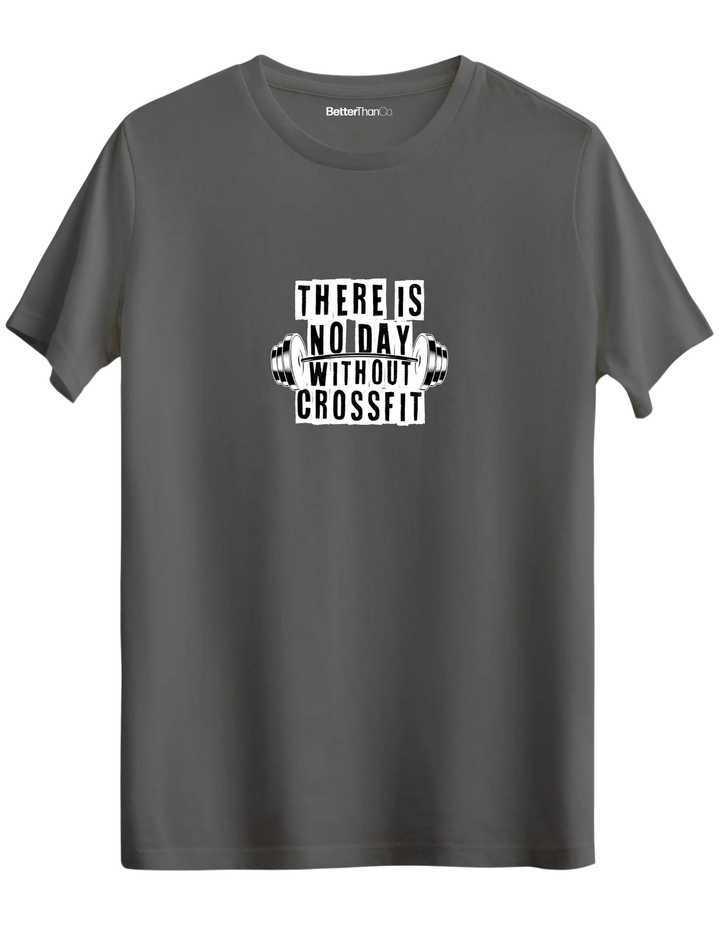 Crossfit Baskılı Bisiklet Yaka Regular T-shirt
