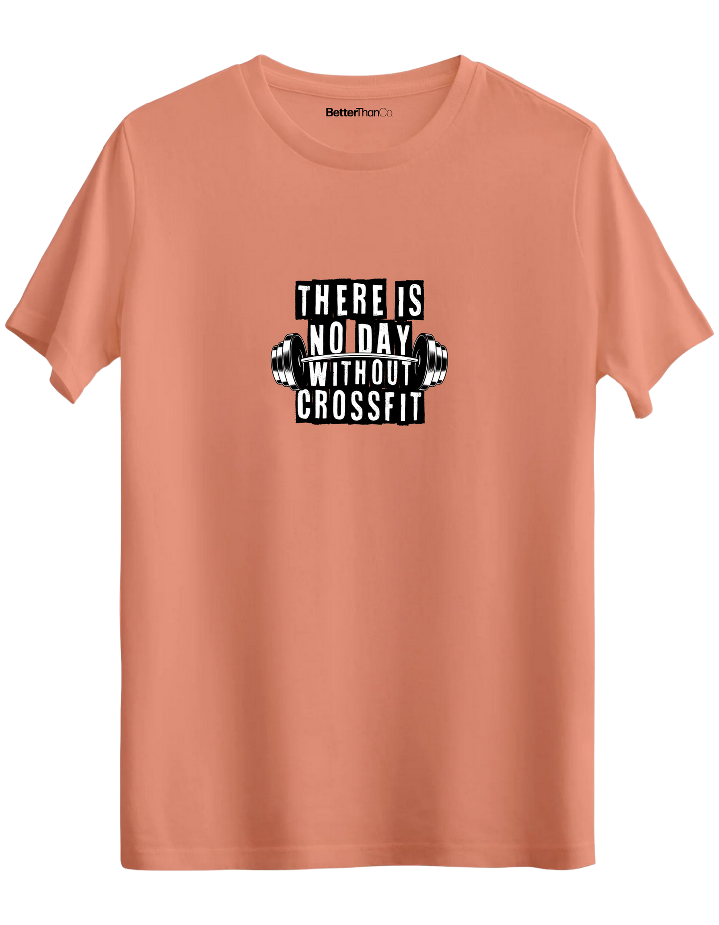 Crossfit Baskılı Bisiklet Yaka Regular T-shirt