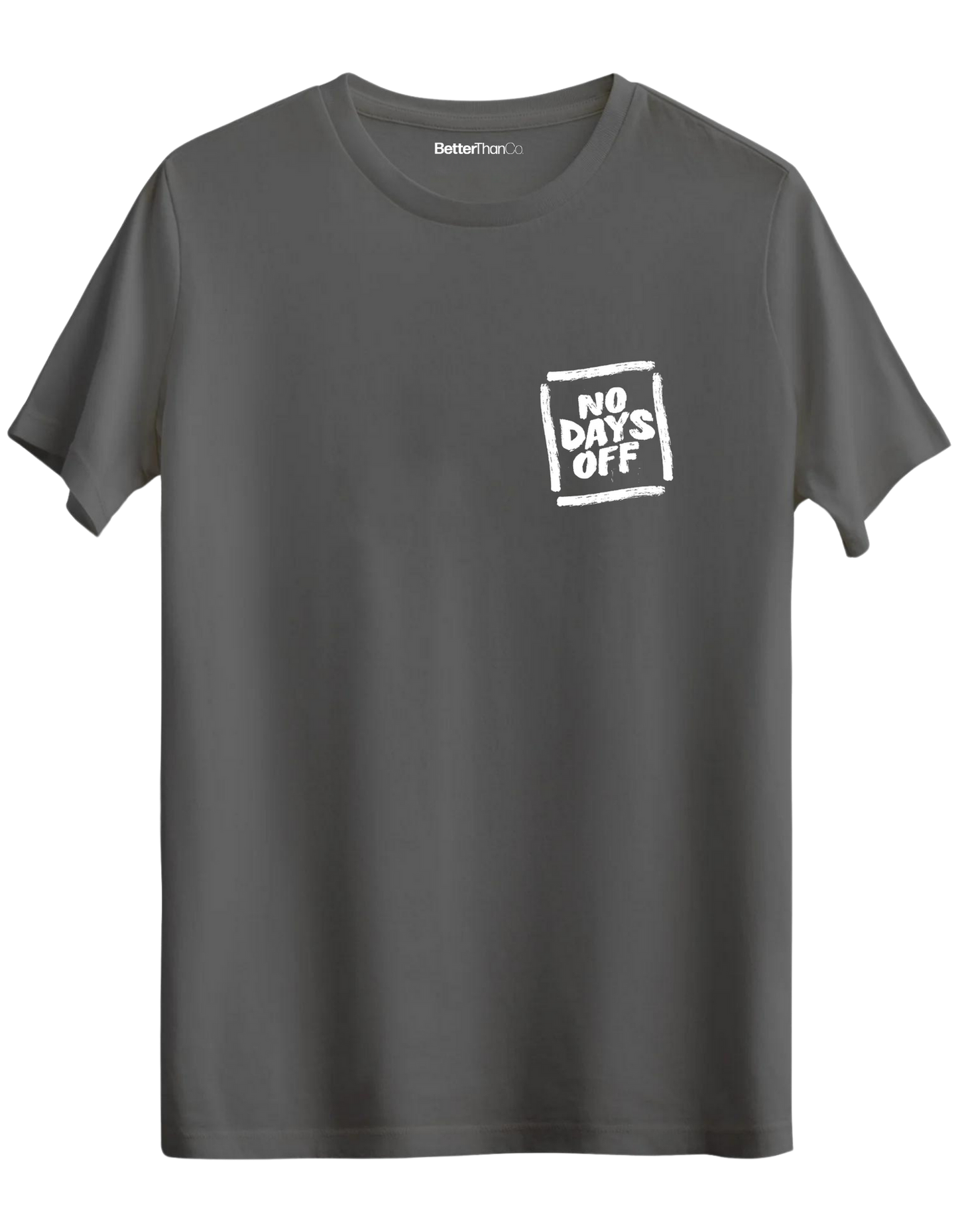 Day Off Baskılı Bisiklet Yaka Regular T-shirt